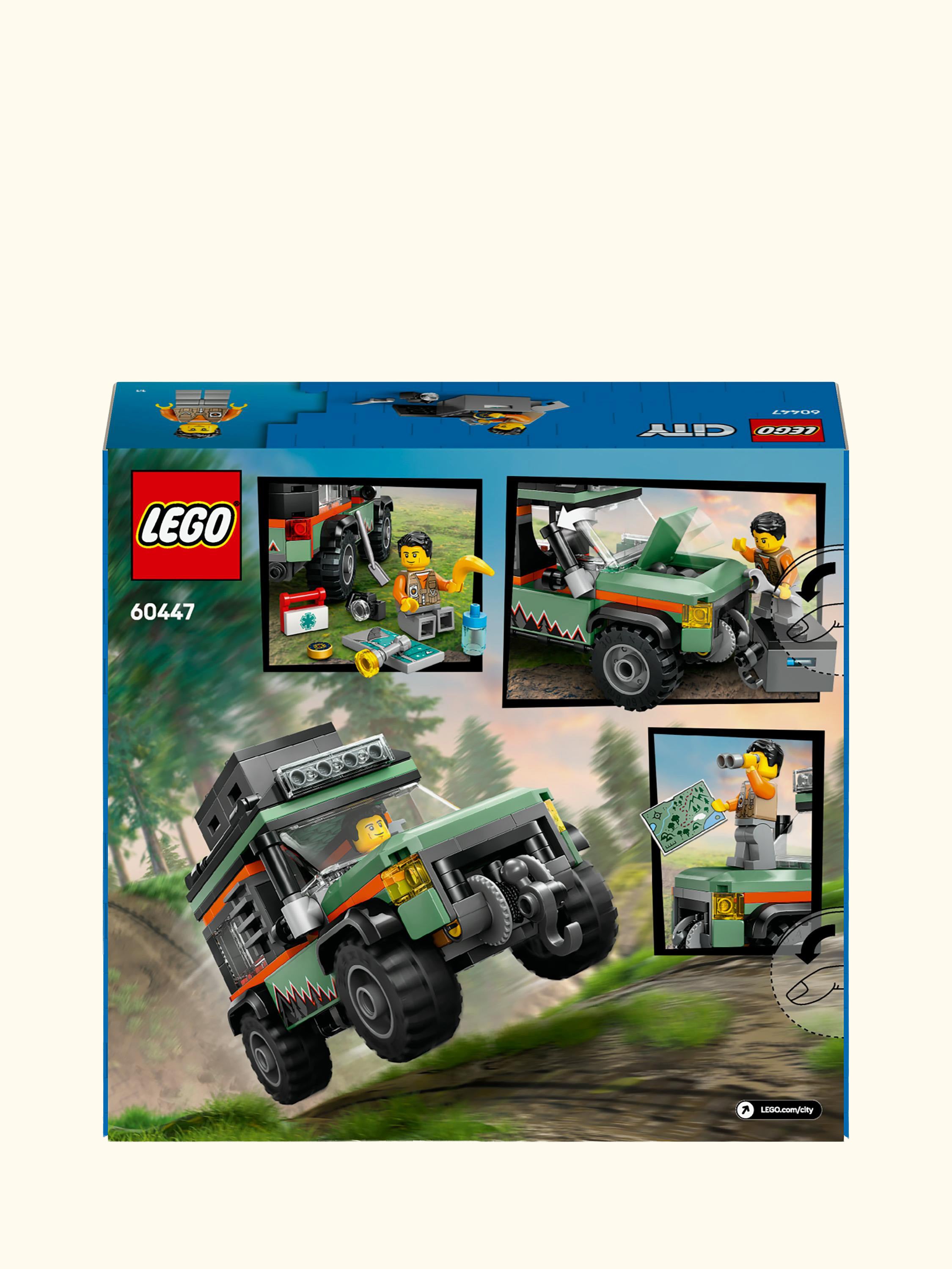 City Off-Road 4x4 Mountain Truck, Toy Vehicle Set 60447