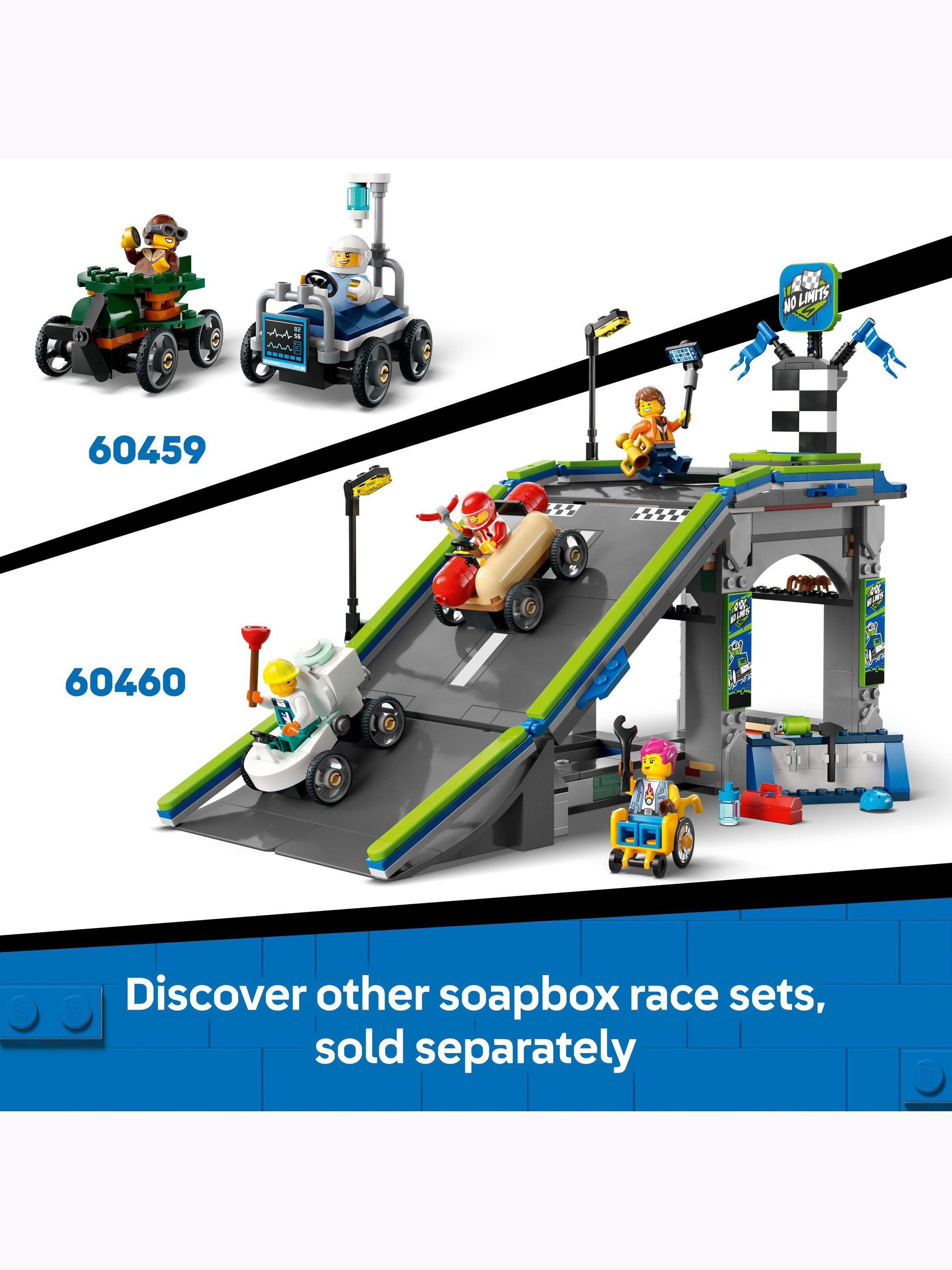 City Pizza vs. Fire Truck Race Car Pack Toy 60458