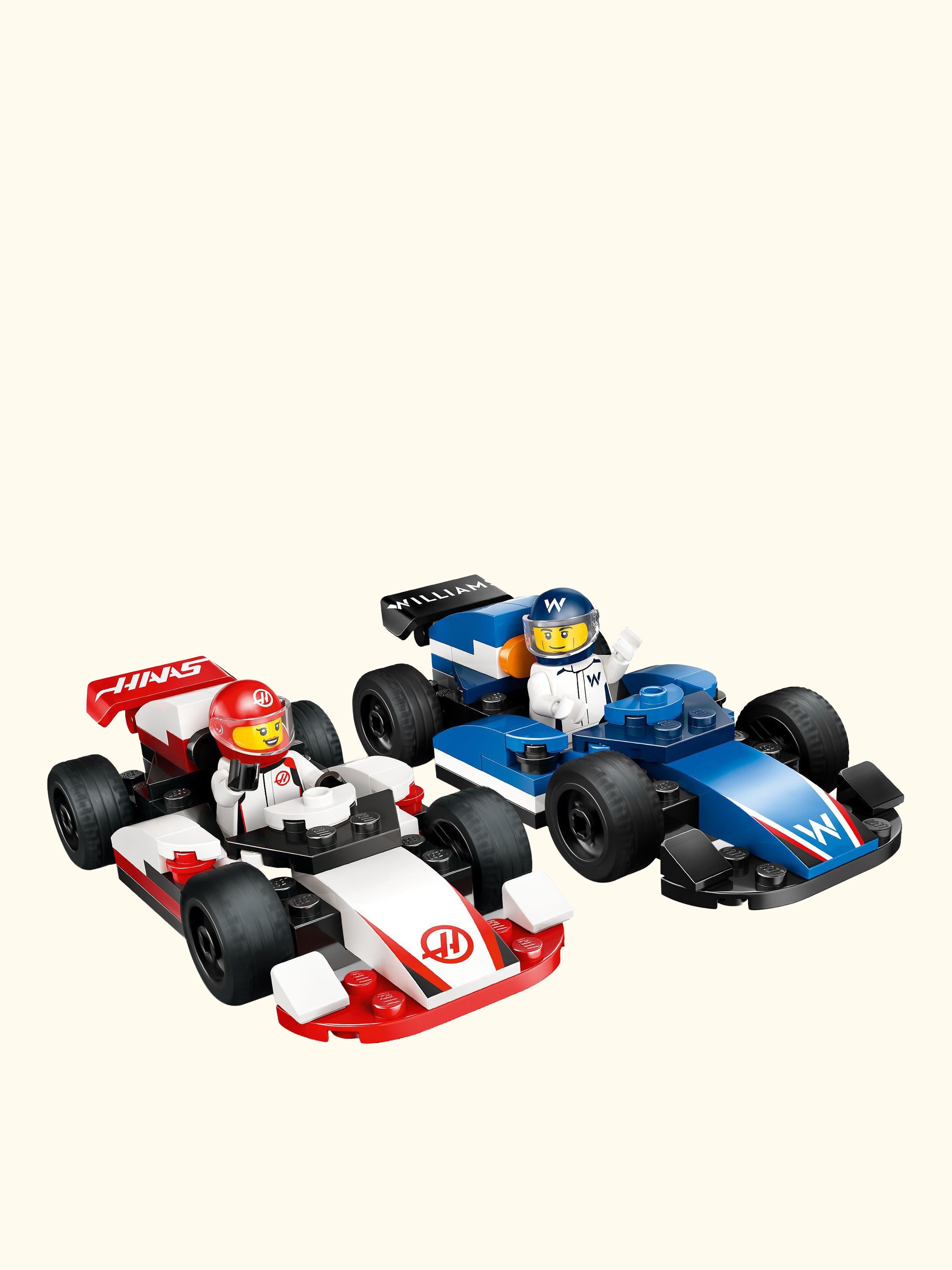 City F1 Williams Racing & Haas F1 Race Cars Set 60464