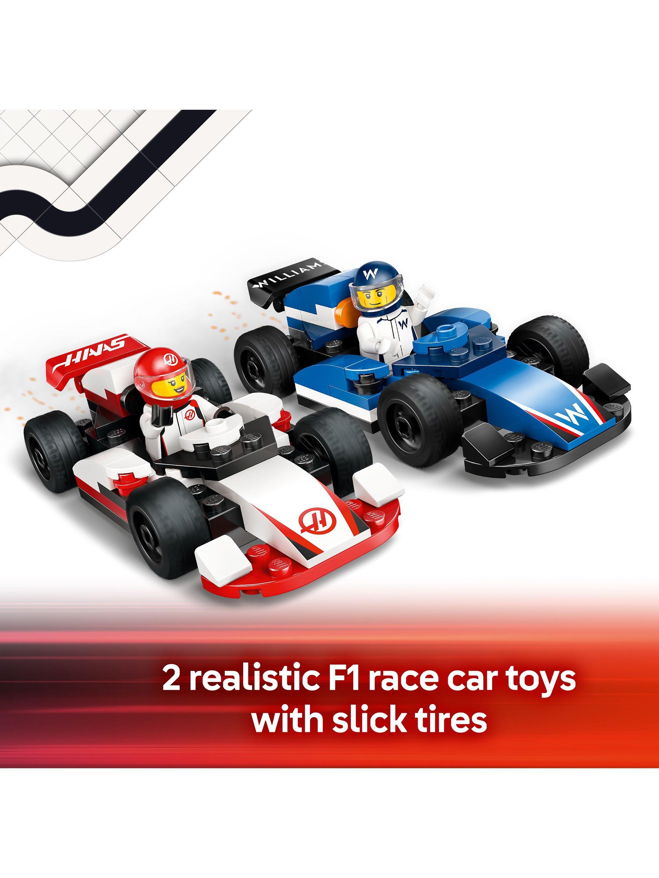 City F1 Williams Racing & Haas F1 Race Cars Set 60464