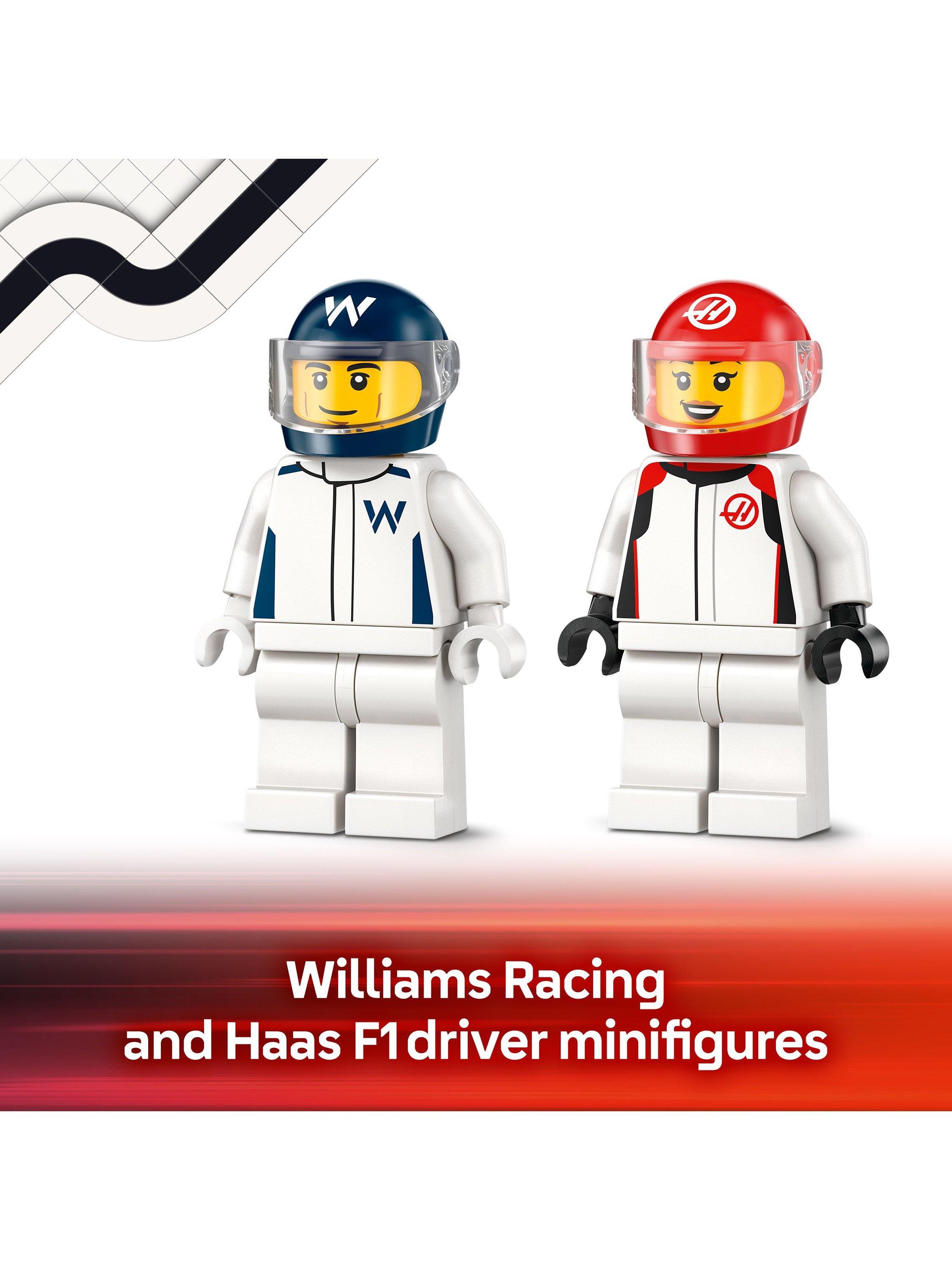 City F1 Williams Racing & Haas F1 Race Cars Set 60464