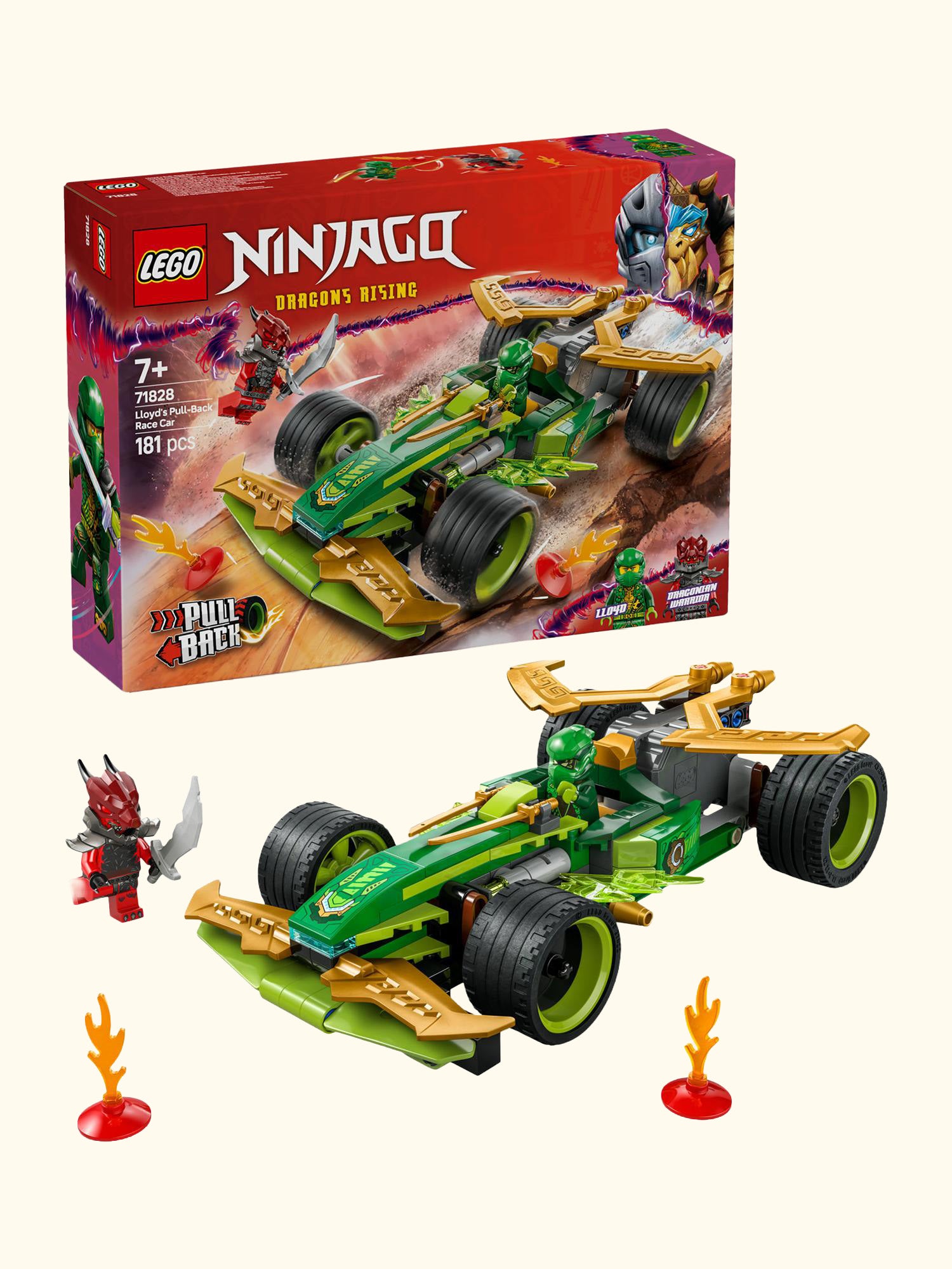 Ninjago 71828 Lloyd's Pull-Back Race Car