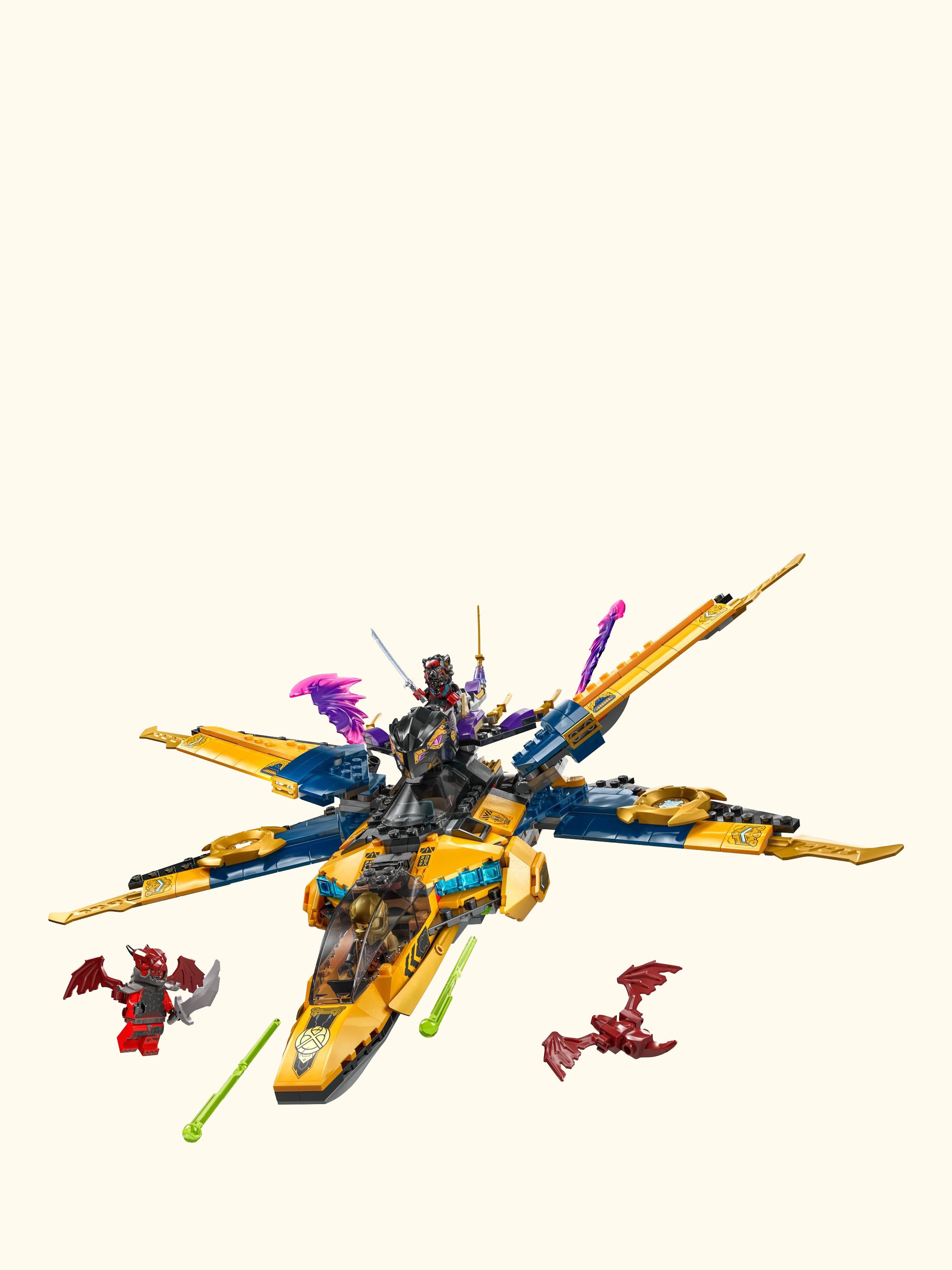 NINJAGO Ras and Arin’s Super Storm Jet Ninja Toy 71833
