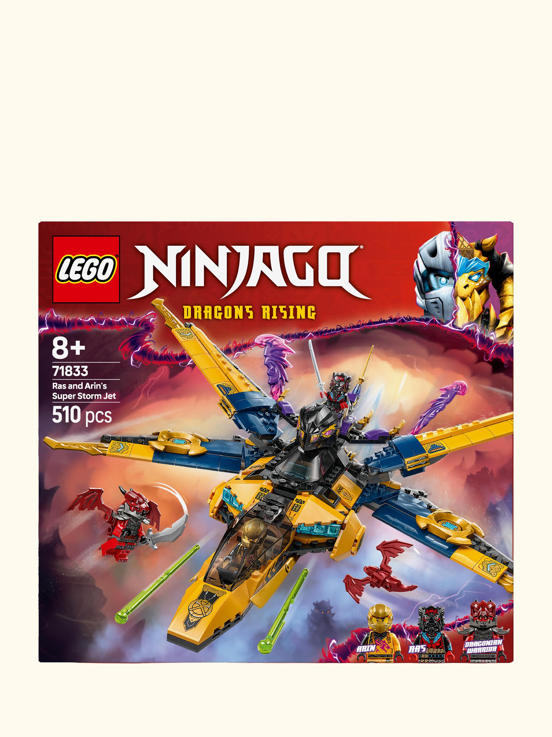 NINJAGO Ras and Arin’s Super Storm Jet Ninja Toy 71833