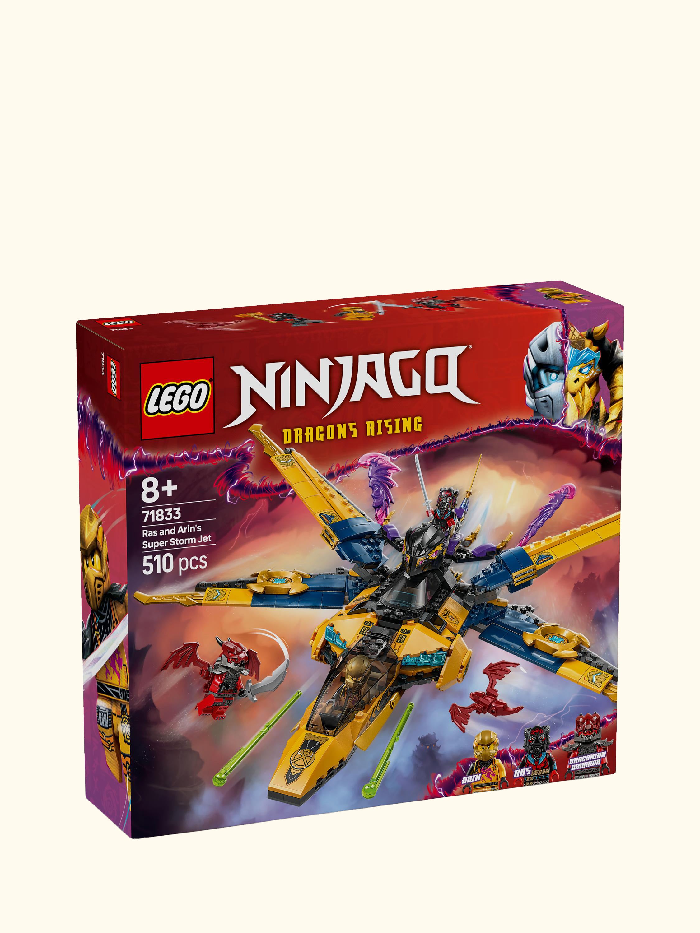 NINJAGO Ras and Arin’s Super Storm Jet Ninja Toy 71833