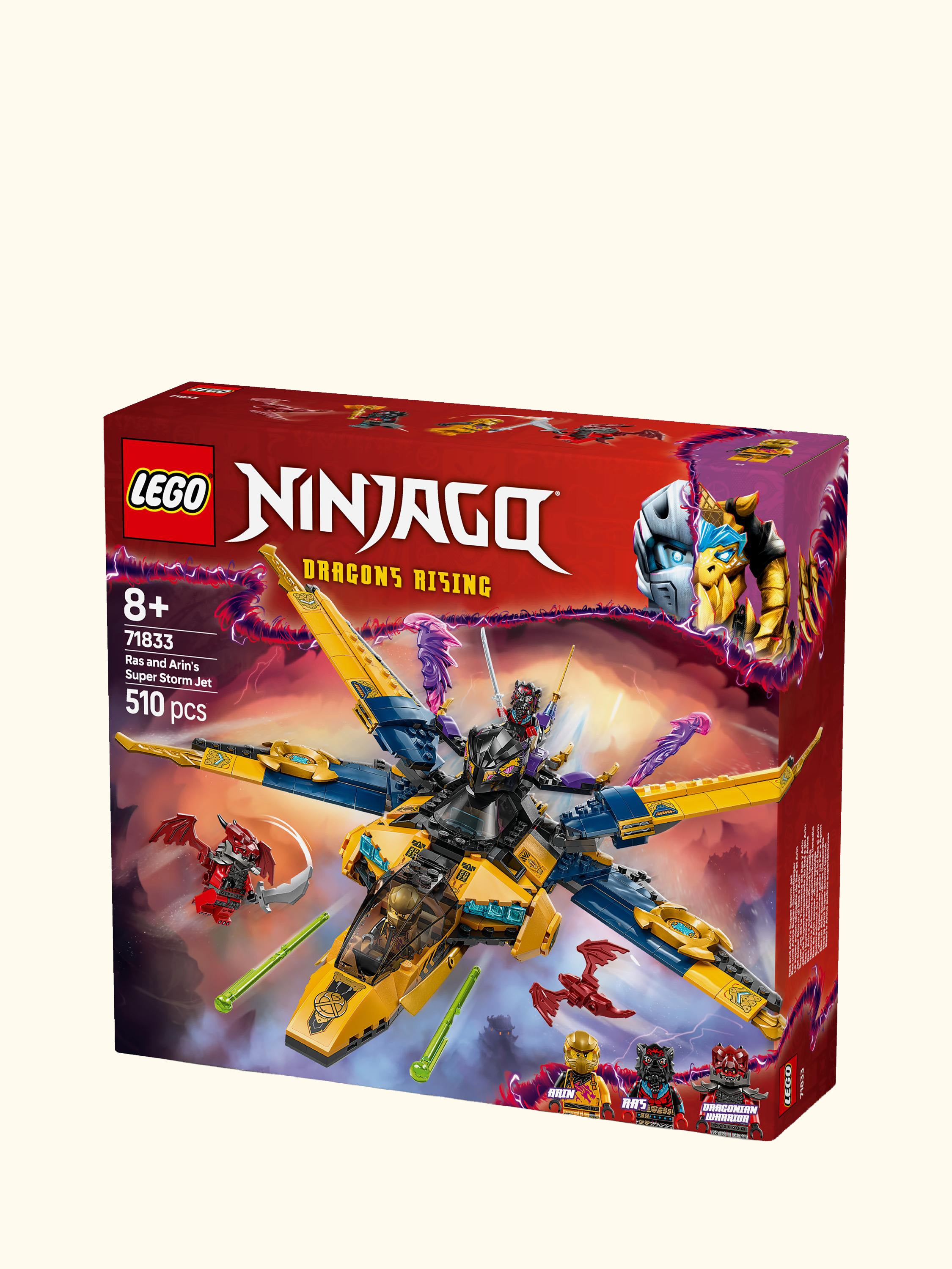 NINJAGO Ras and Arin’s Super Storm Jet Ninja Toy 71833