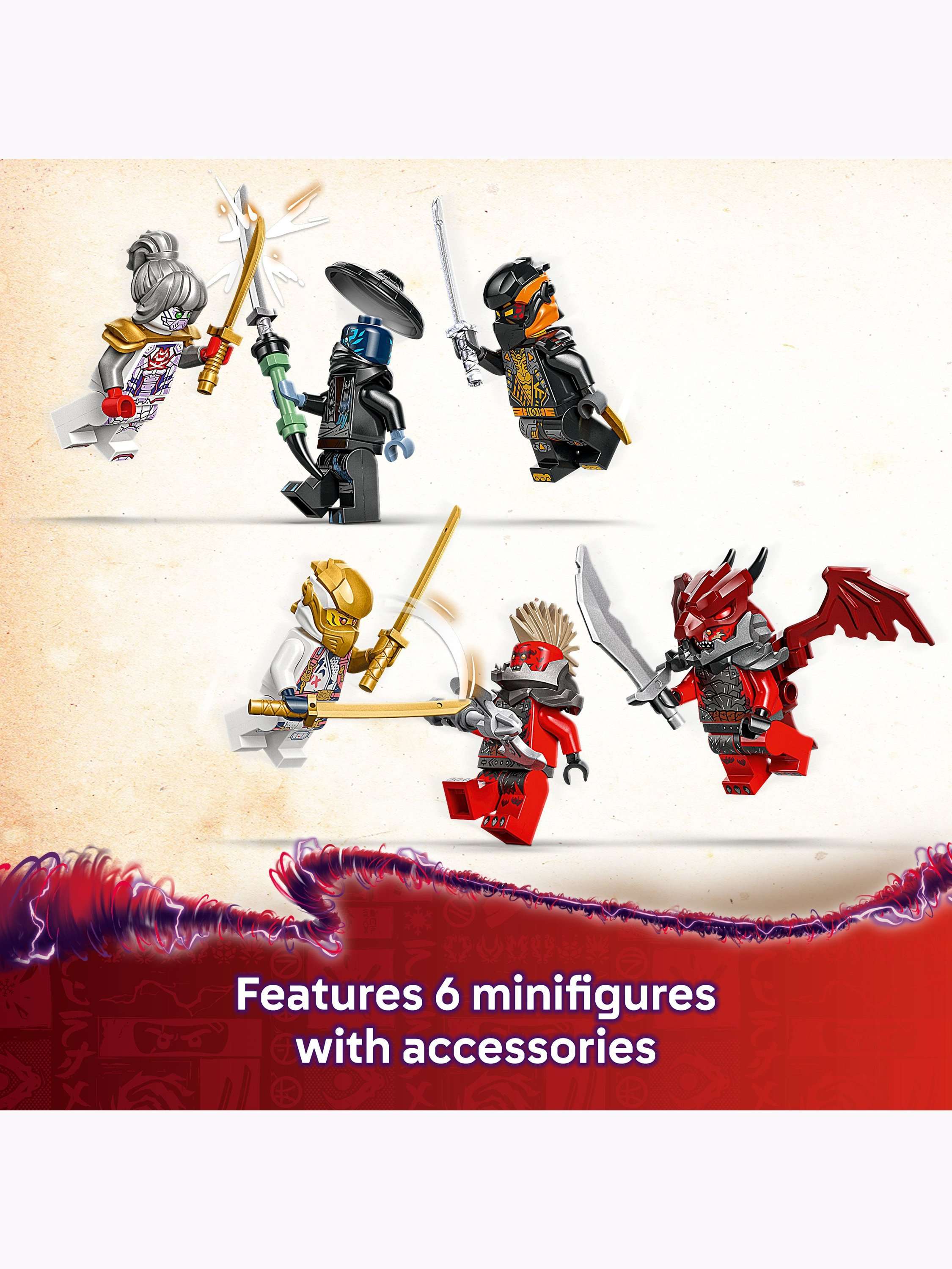 NINJAGO 71834 Dragons Rising Zane’s Ultra Combiner Mech Building Set