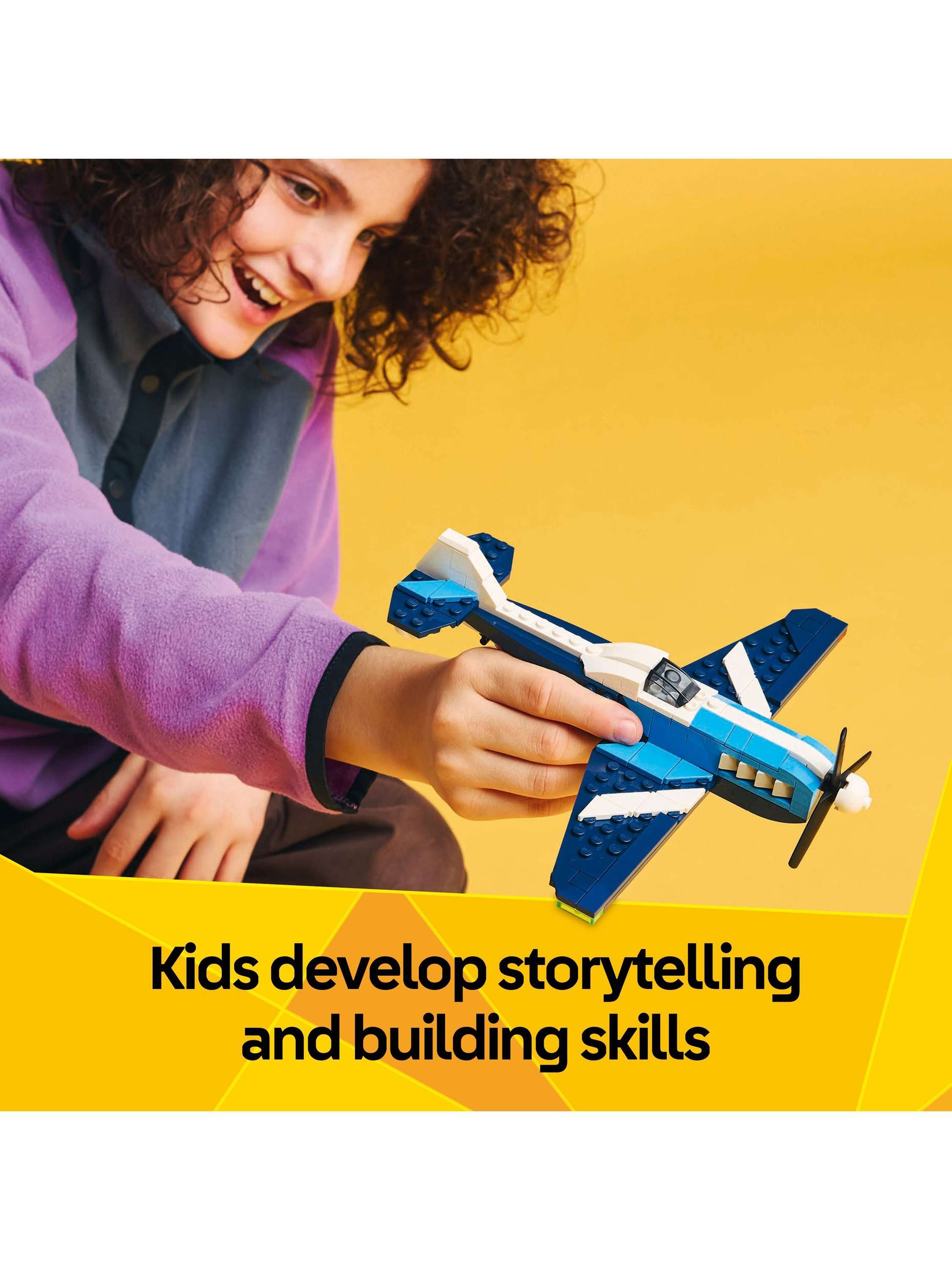 Creator 3in1 Aircraft: Race Plane Toy for Kids 31160