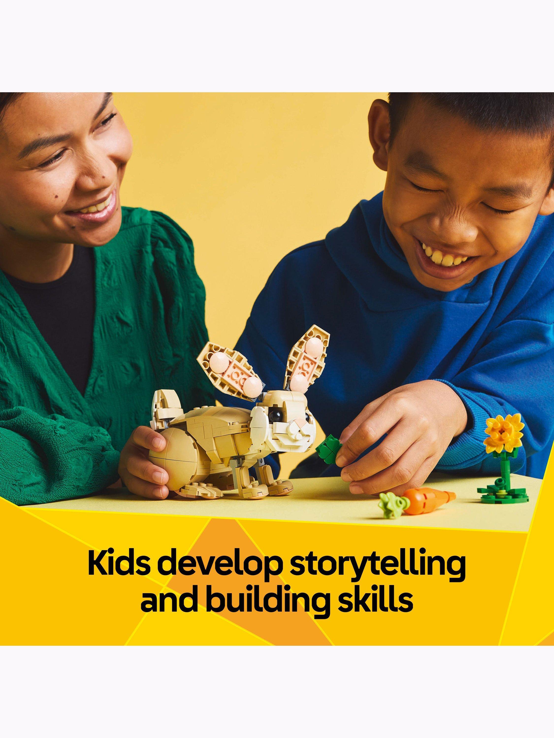Creator 3in1 Cute Bunny Toy, Animal Figure Set 31162