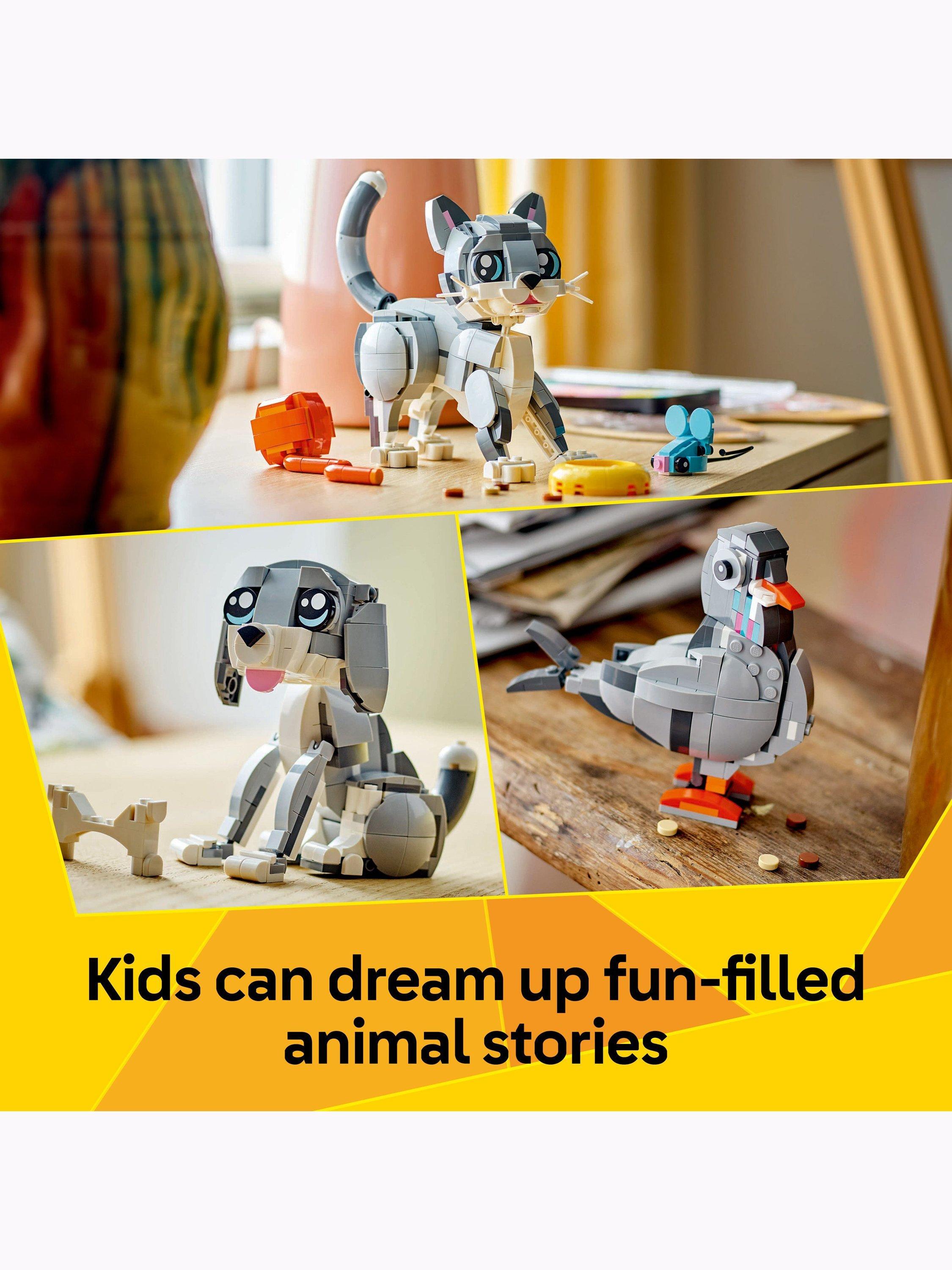 Creator 3in1 Playful Cat Figure, Toy Animal Set 31163