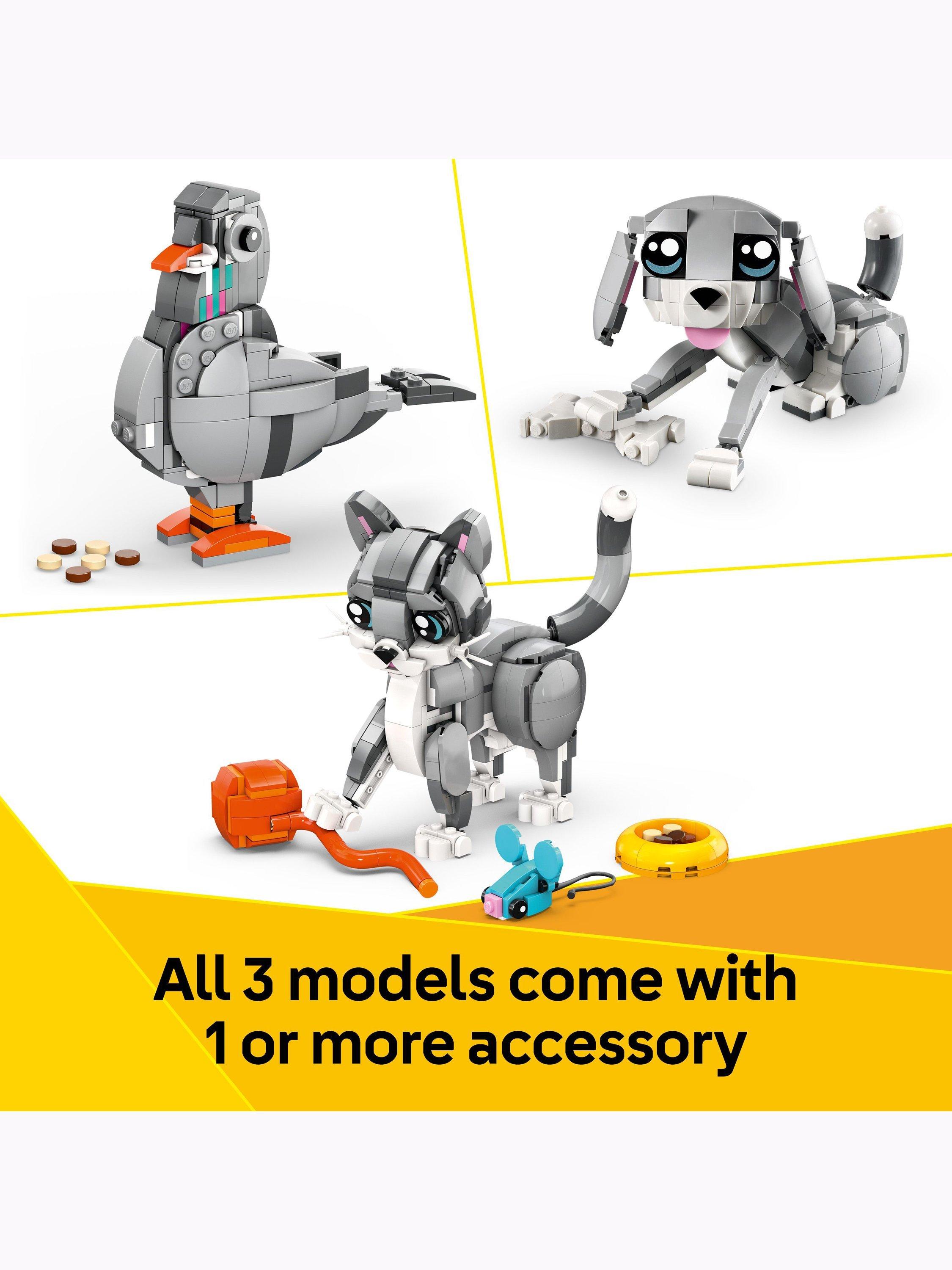 Creator 3in1 Playful Cat Figure, Toy Animal Set 31163