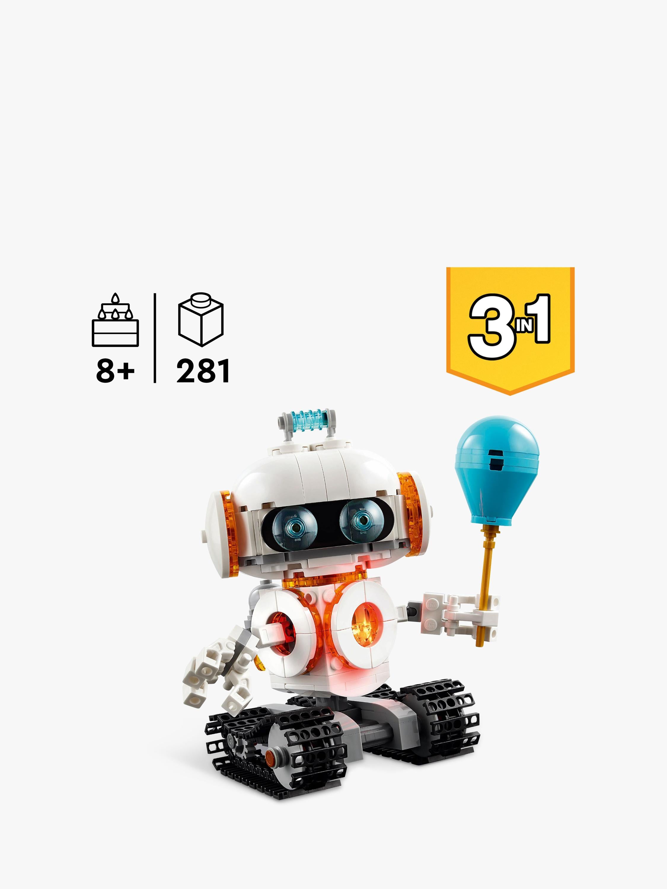 Creator 3in1 Space Robot Toy, Kids' Building Set 31164