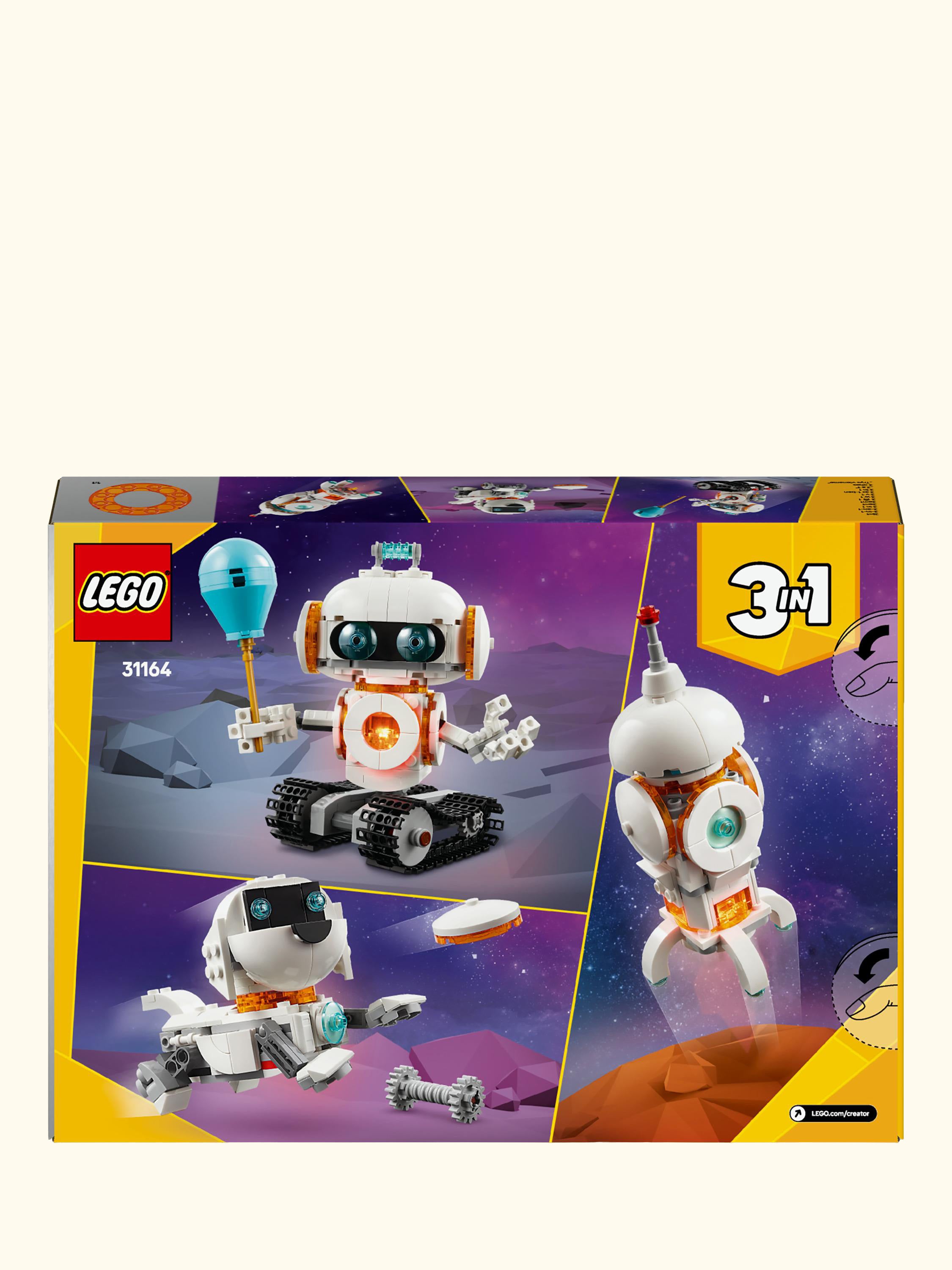 Creator 3in1 Space Robot Toy, Kids' Building Set 31164