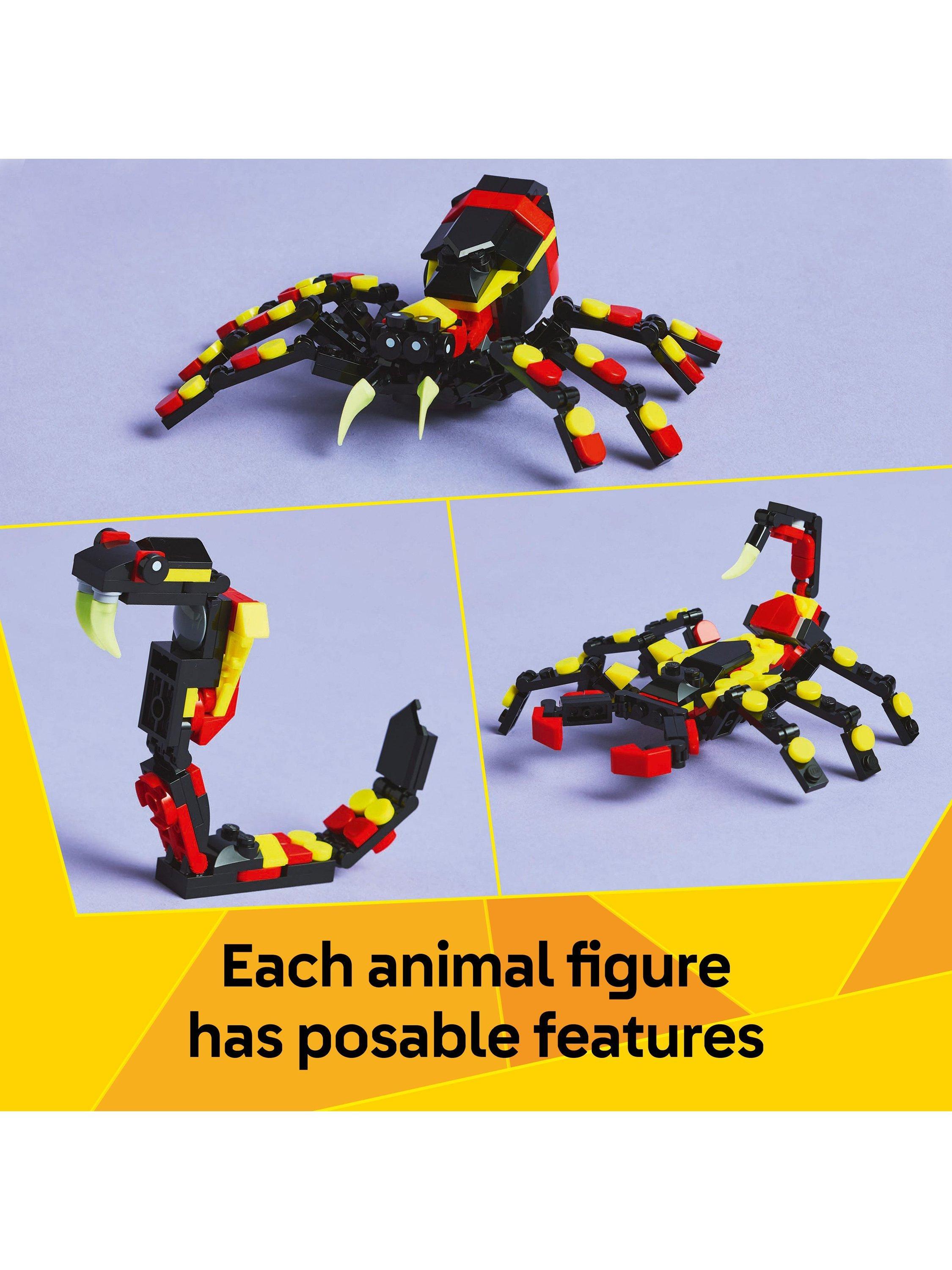 Creator 3in1 Wild Animals: Surprising Spider Toy 31159