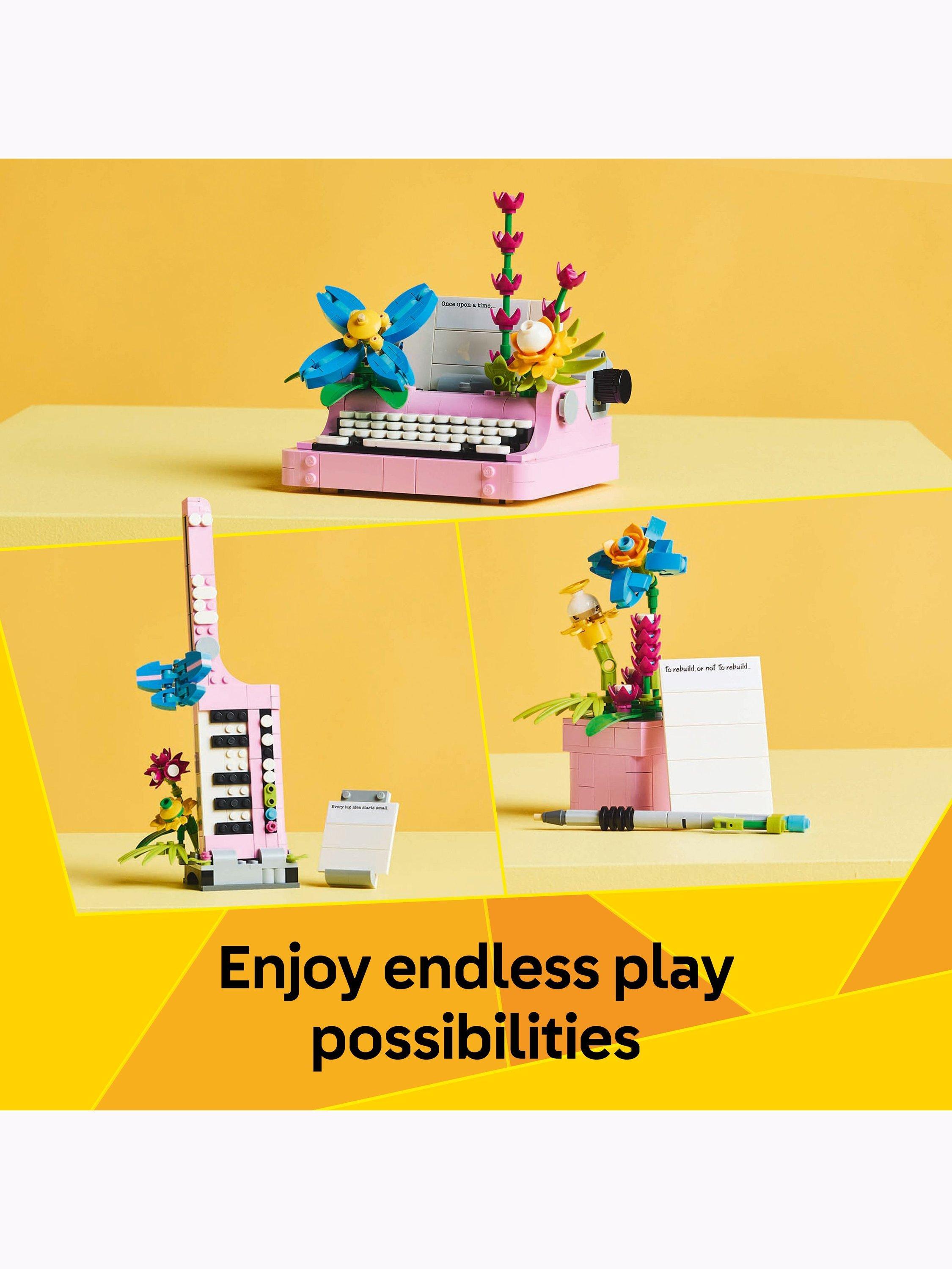 Creator 31169 Typewriter with Flowers Playset