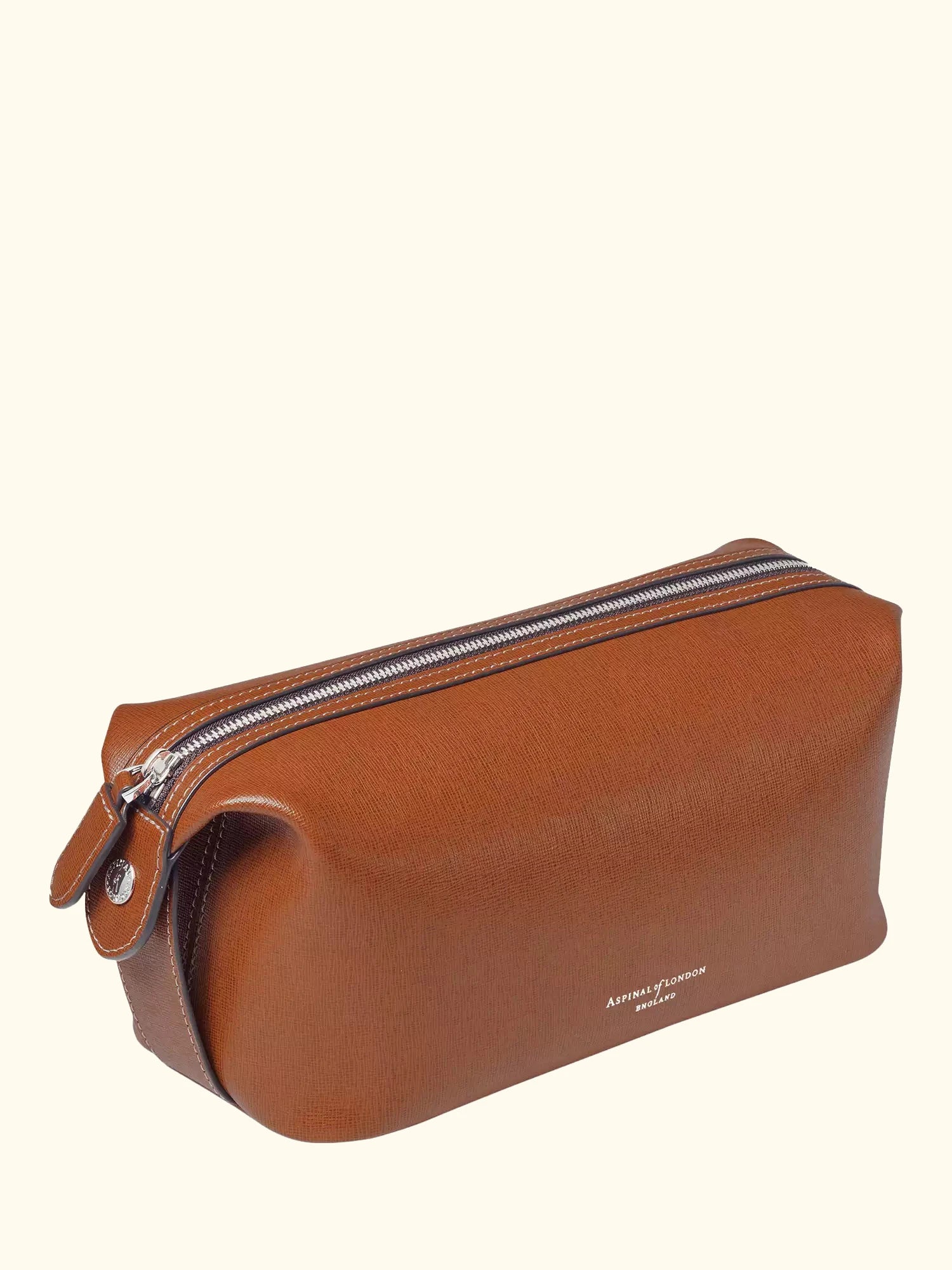Aspinal of London Leather Reporter Wash Bag