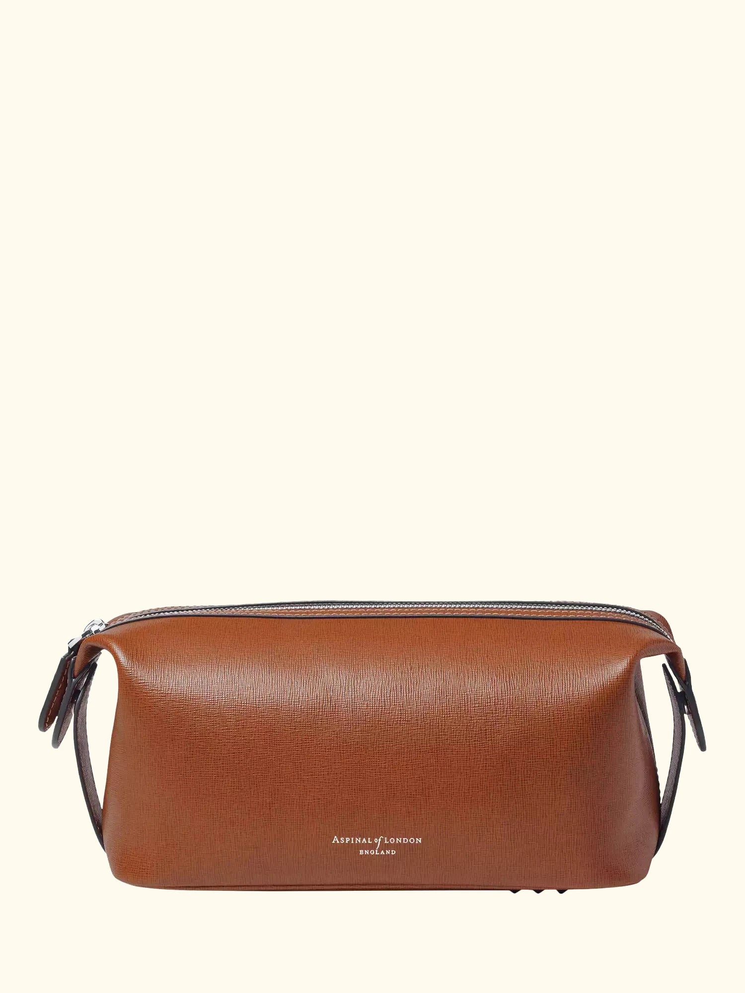 Aspinal of London Leather Reporter Wash Bag
