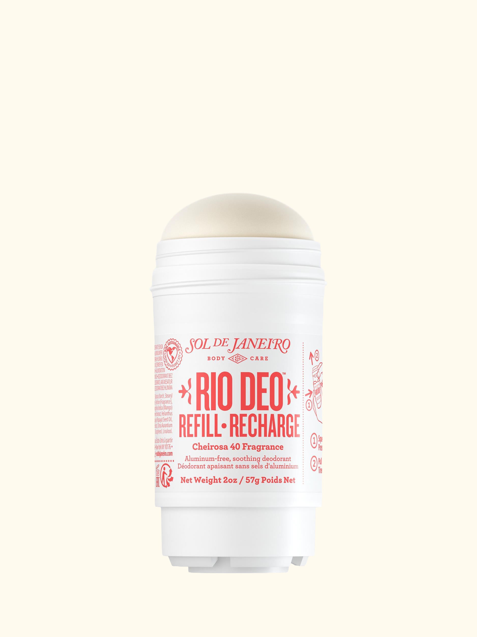 Rio Deo Aluminum-Free Deodorant Cheirosa 40 Refill, 57g