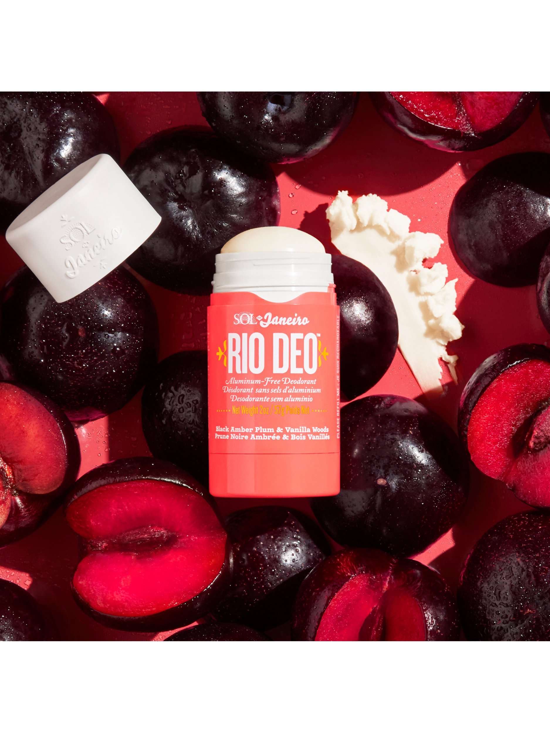 Rio Deo Aluminum-Free Deodorant Cheirosa 40 Refill, 57g