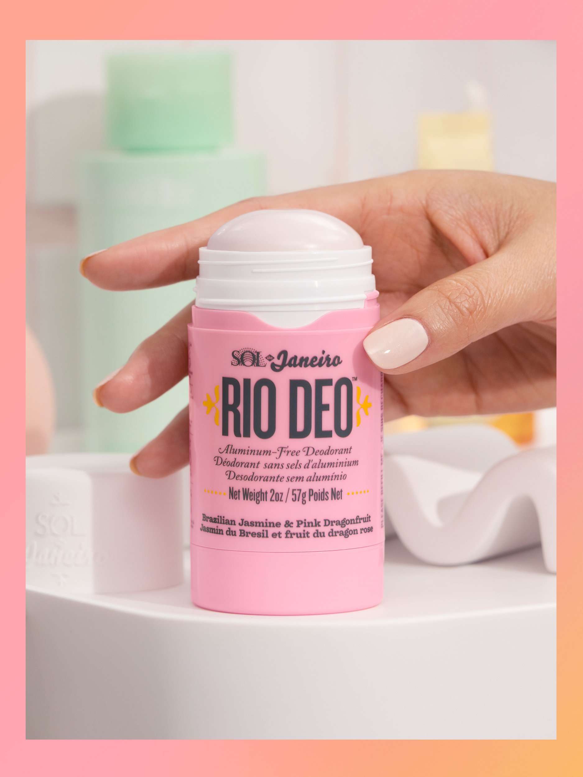 Rio Deo Aluminum-Free Deodorant Cheirosa 68 Refill, 57g