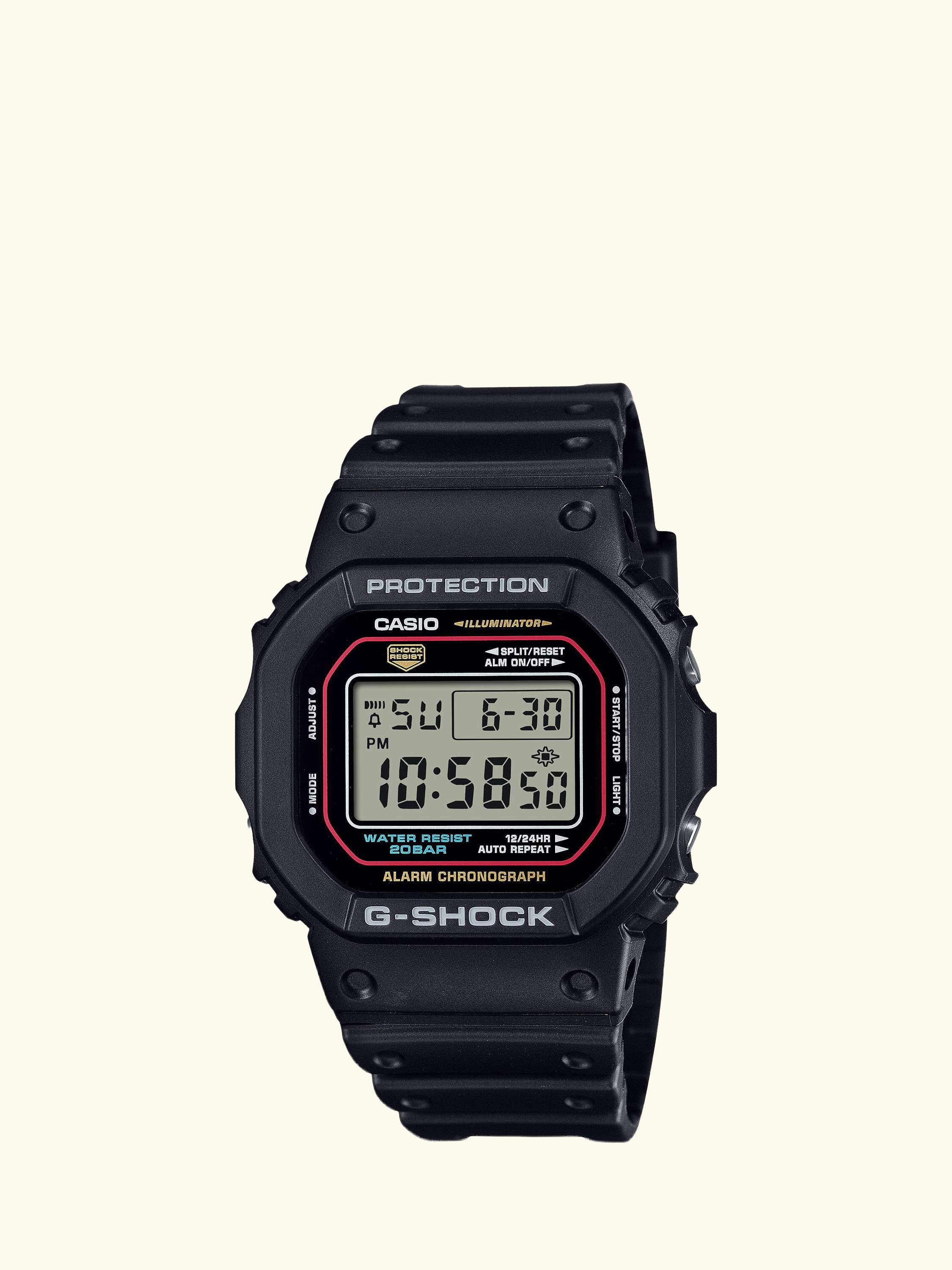 G-Shock DW-5600RL-1ER Men's Resin Strap Watch, Black