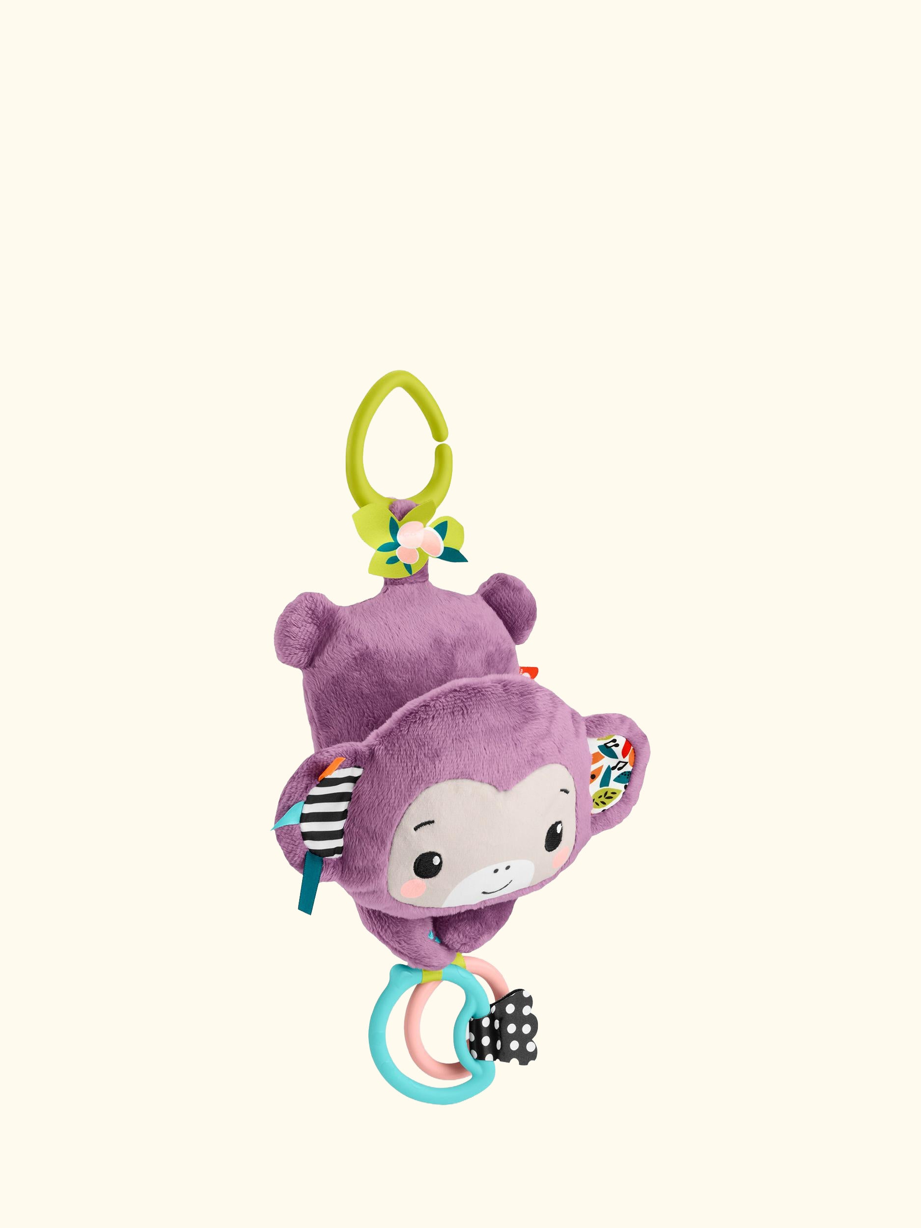 Sing & Go Purple Monkey Stroller Toy