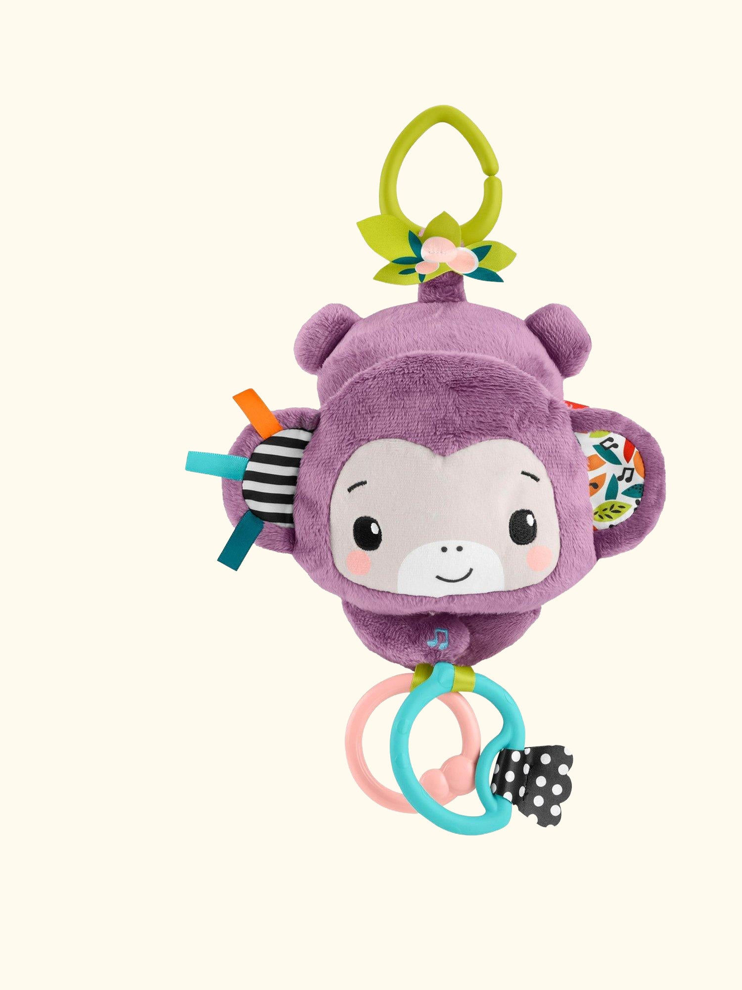 Sing & Go Purple Monkey Stroller Toy