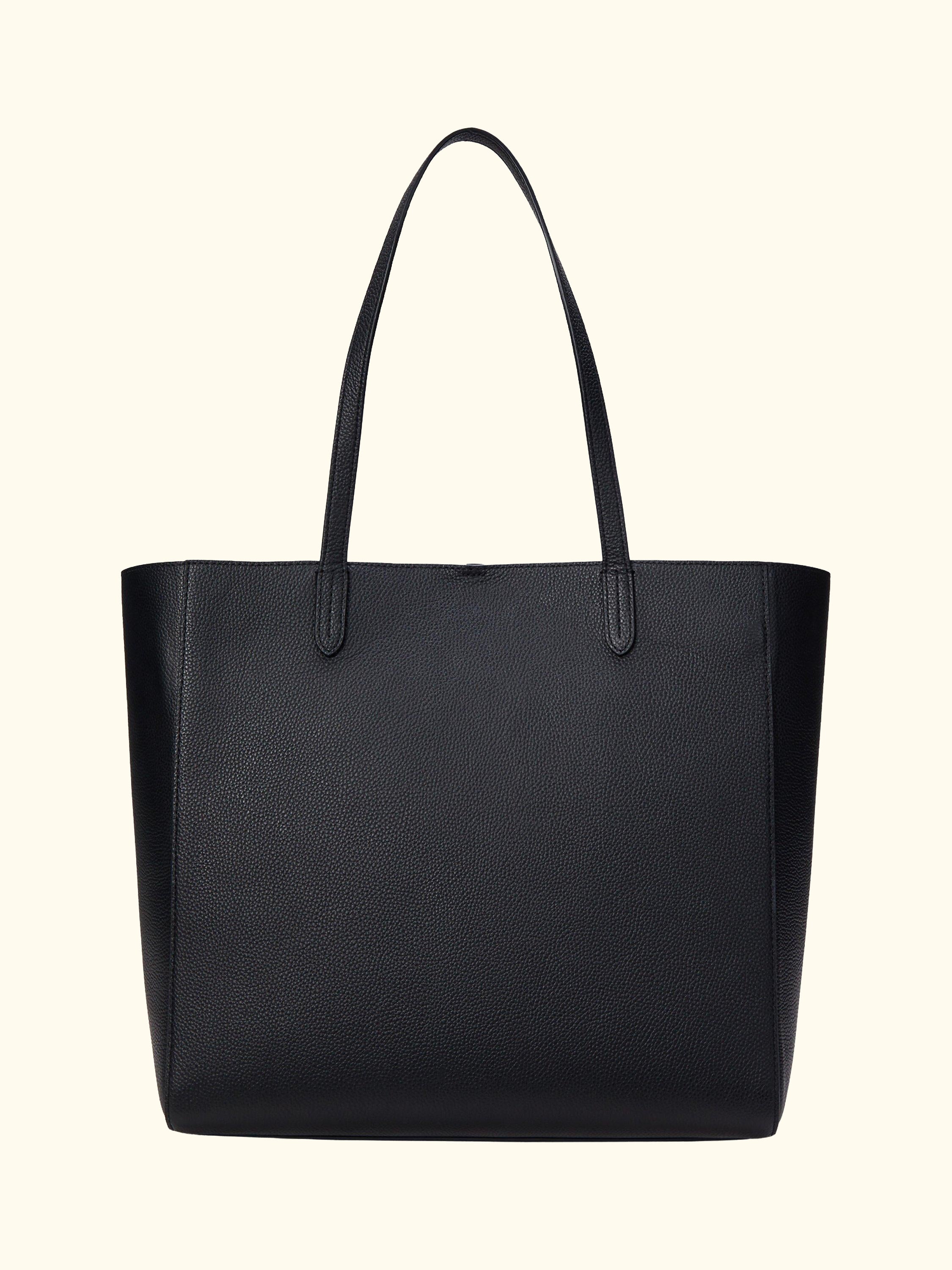 Lauren Ralph Lauren Cameryn Large Pebbled Leather Tote Bag