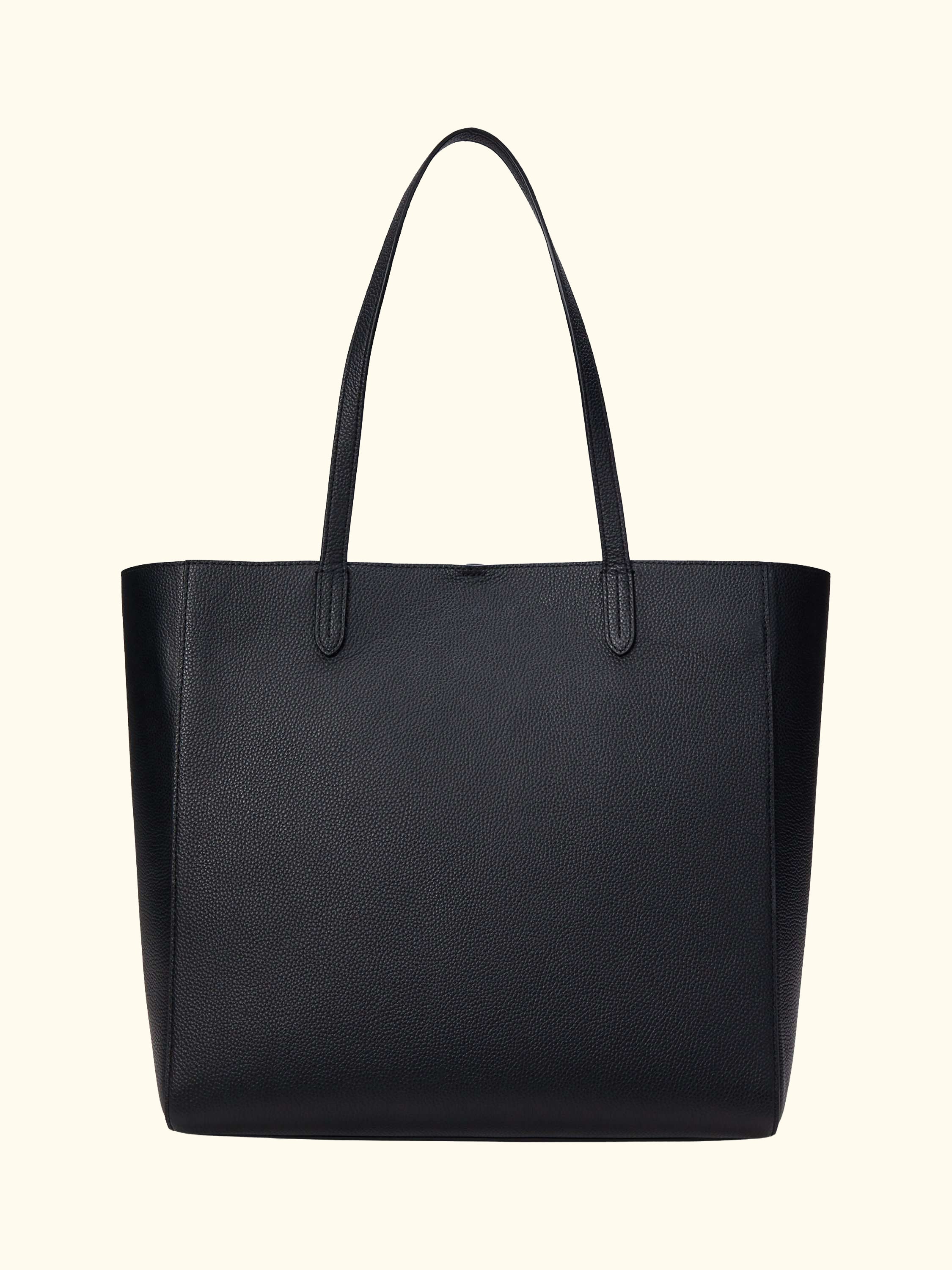 Lauren Ralph Lauren Cameryn Large Pebbled Leather Tote Bag