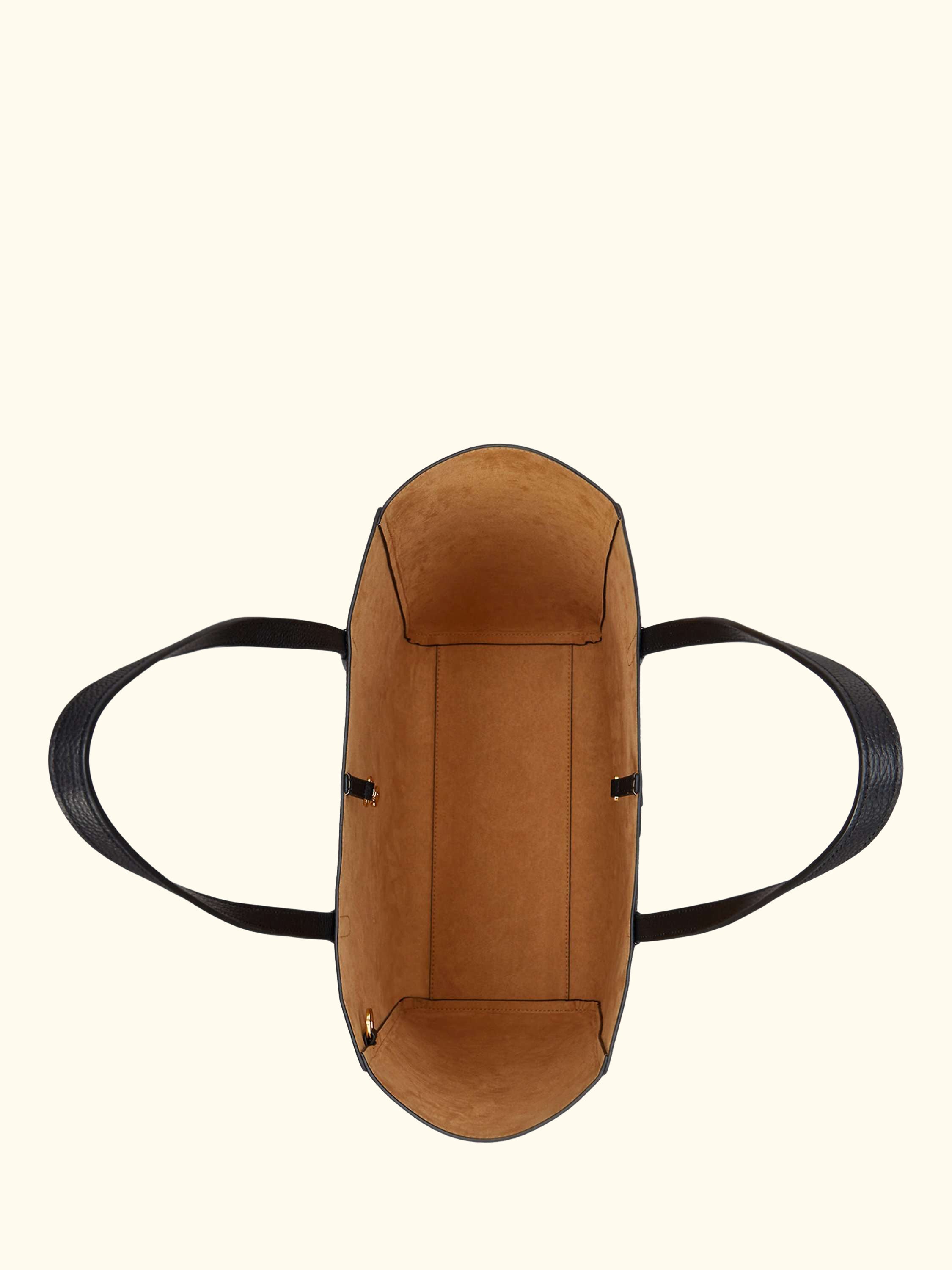 Lauren Ralph Lauren Cameryn Large Pebbled Leather Tote Bag