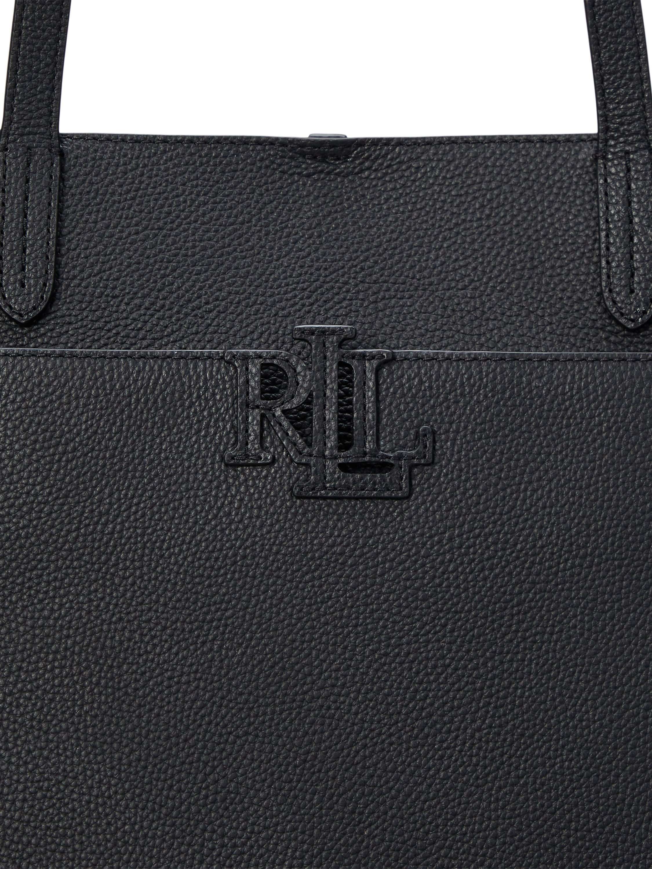 Lauren Ralph Lauren Cameryn Large Pebbled Leather Tote Bag