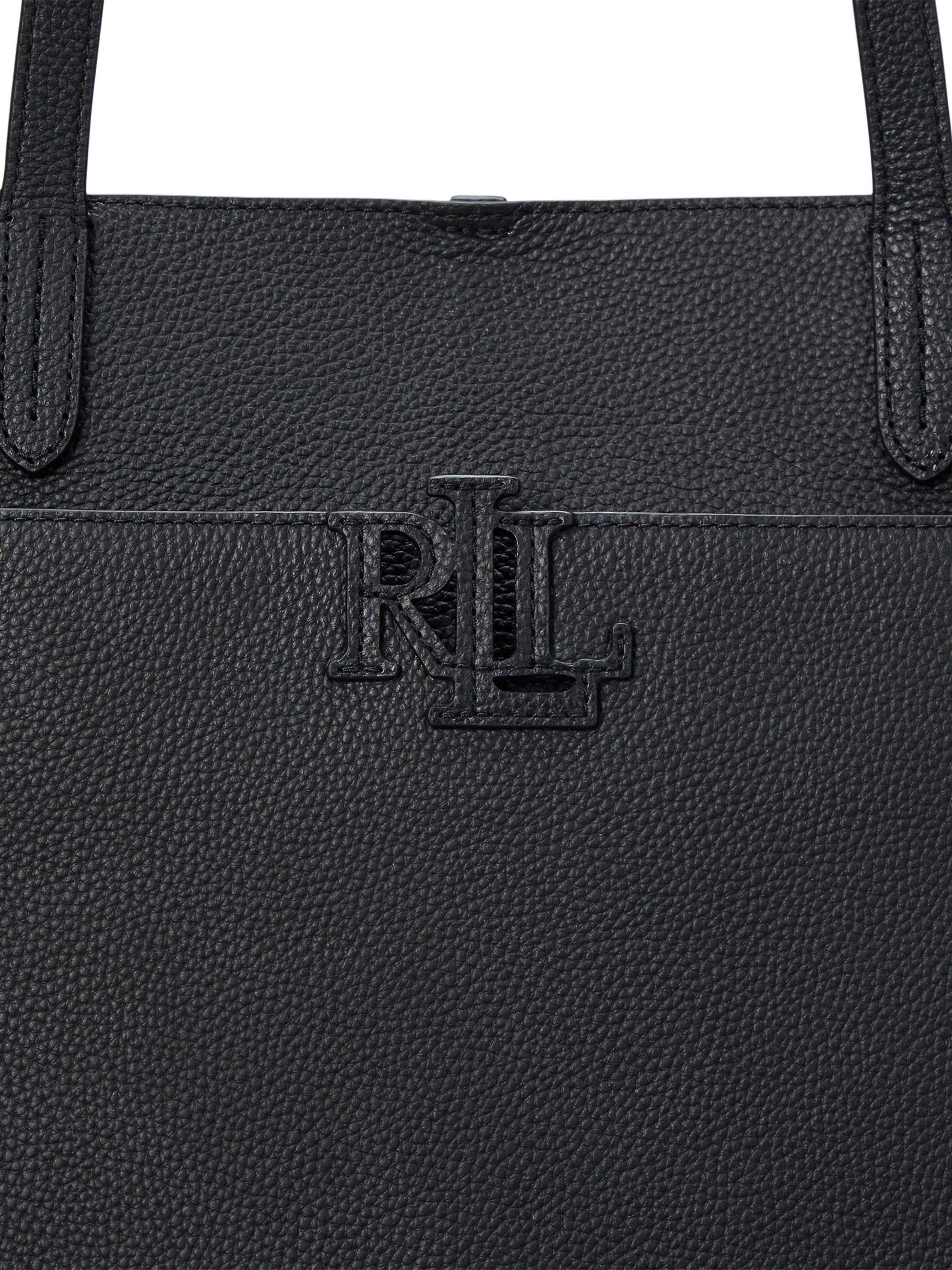 Lauren Ralph Lauren Cameryn Large Pebbled Leather Tote Bag