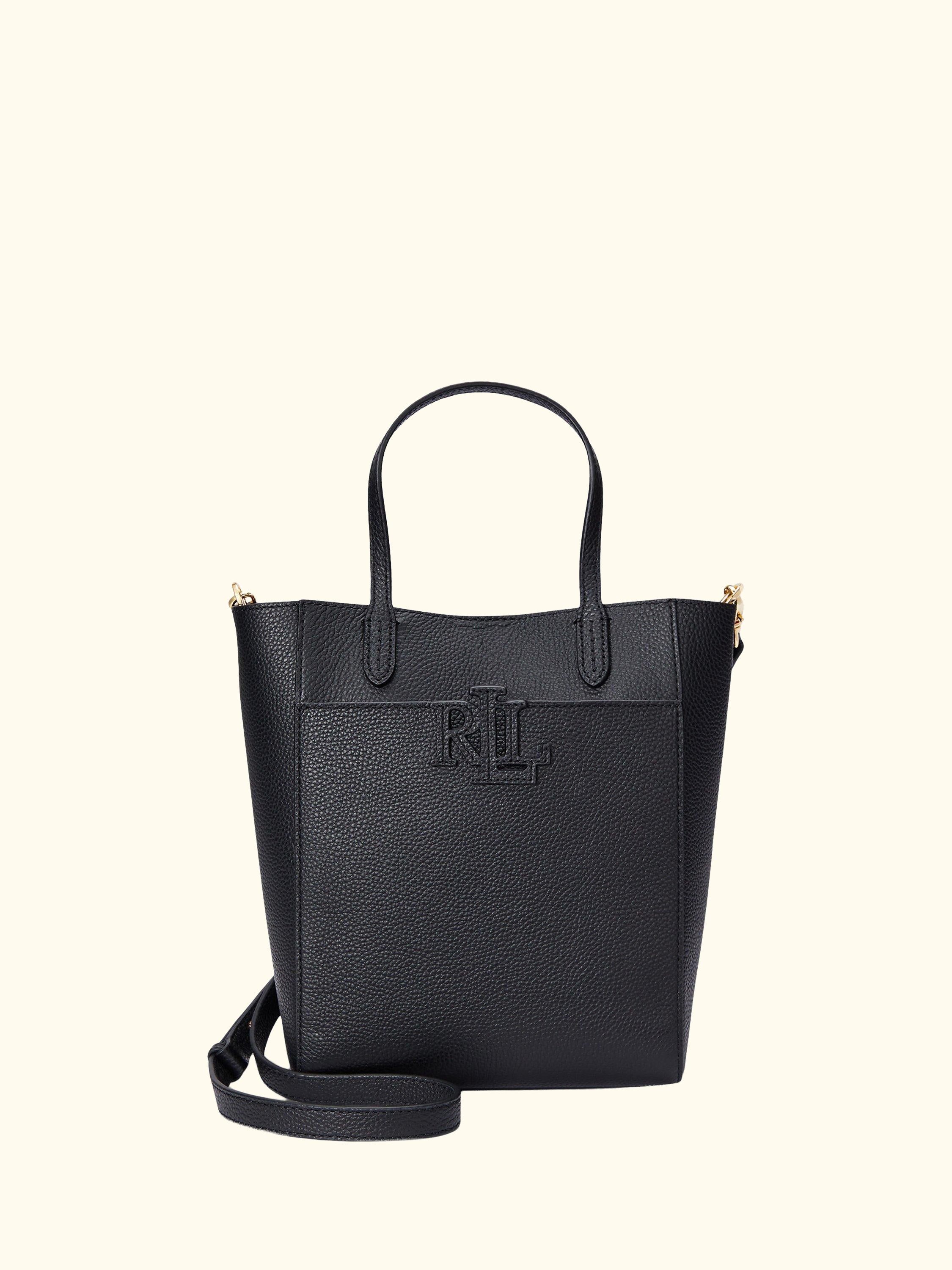 Lauren Ralph Lauren Cameryn Small Pebbled Leather Tote Bag