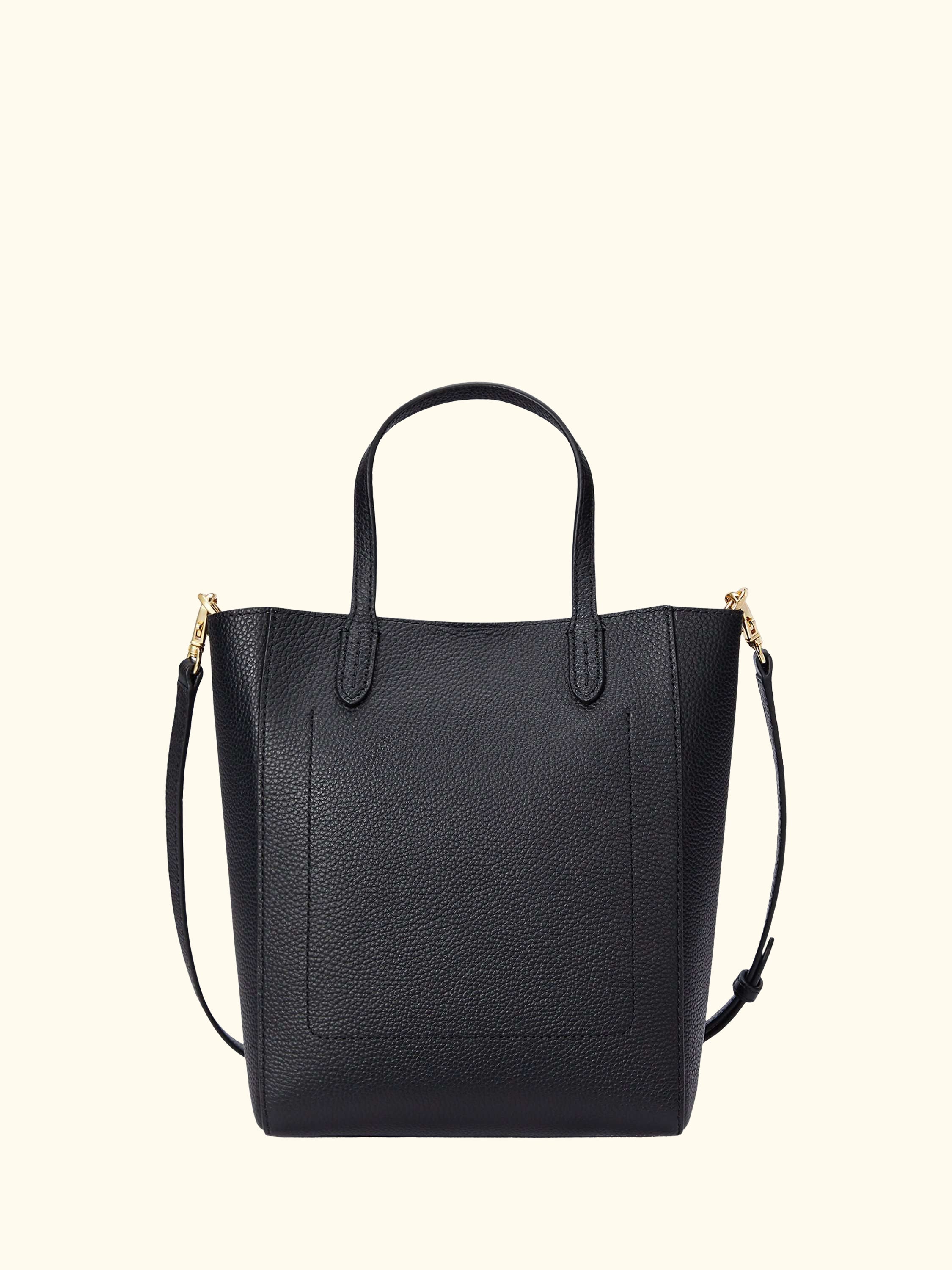 Lauren Ralph Lauren Cameryn Small Pebbled Leather Tote Bag