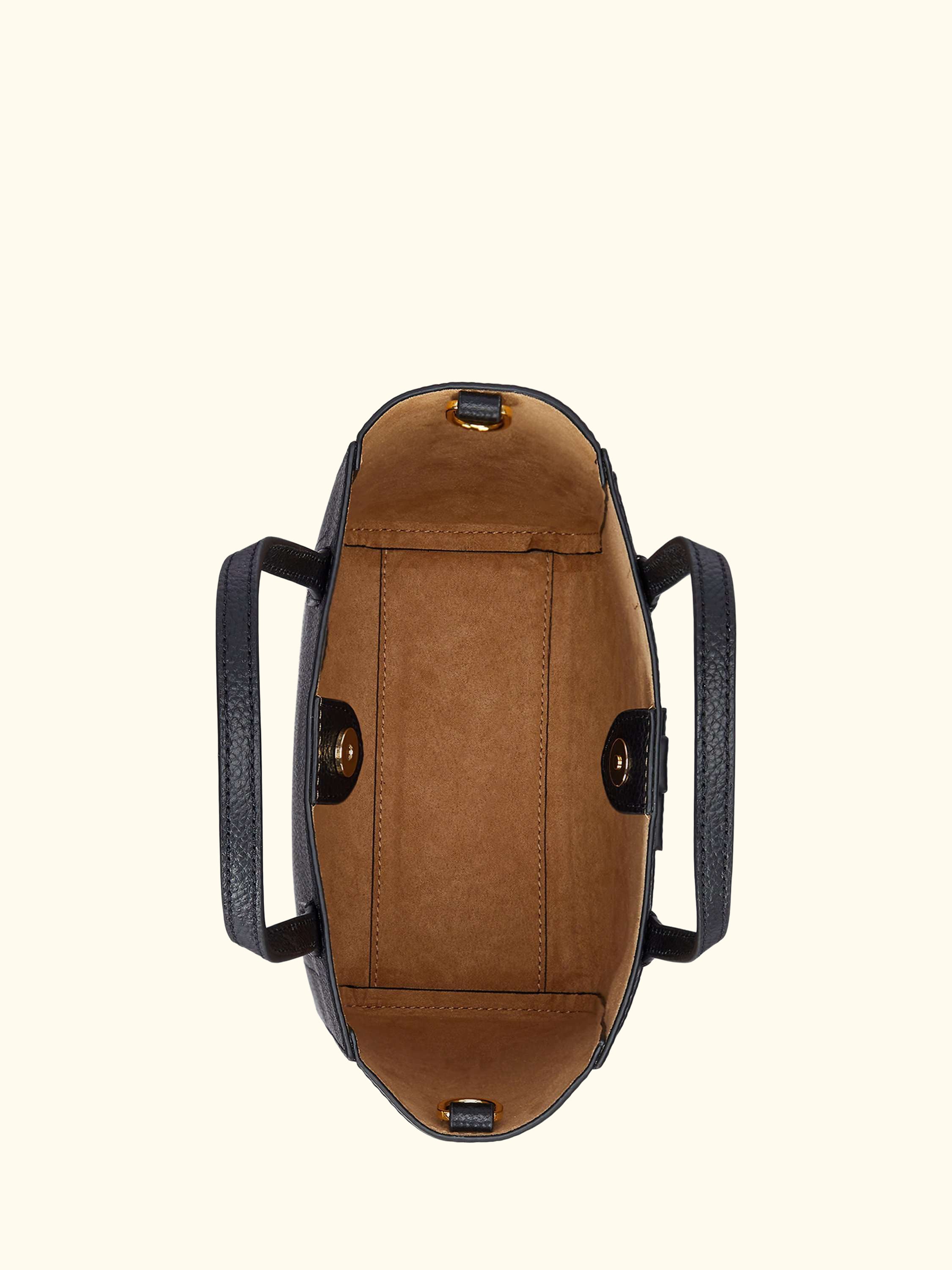 Lauren Ralph Lauren Cameryn Small Pebbled Leather Tote Bag