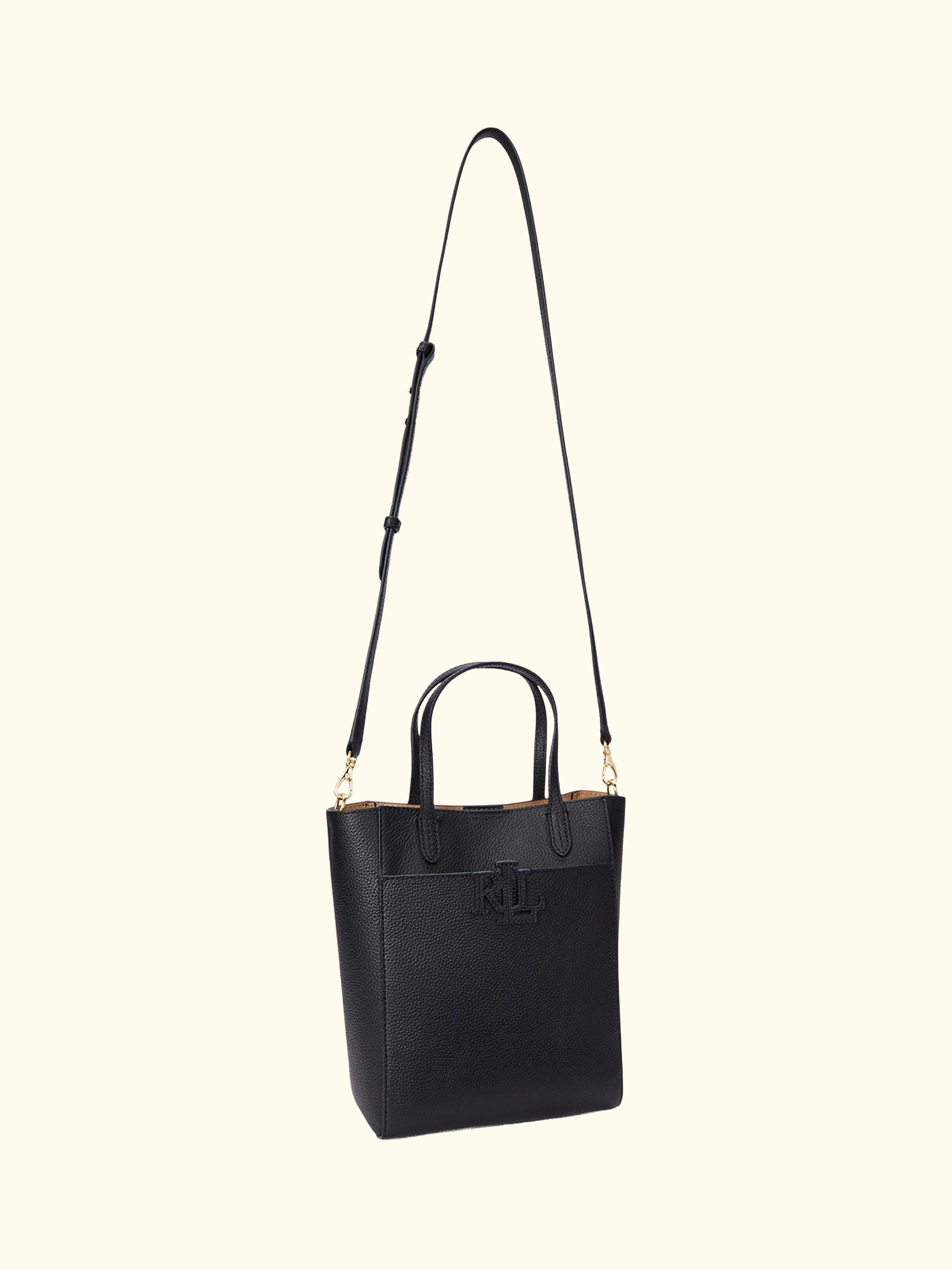 Lauren Ralph Lauren Cameryn Small Pebbled Leather Tote Bag