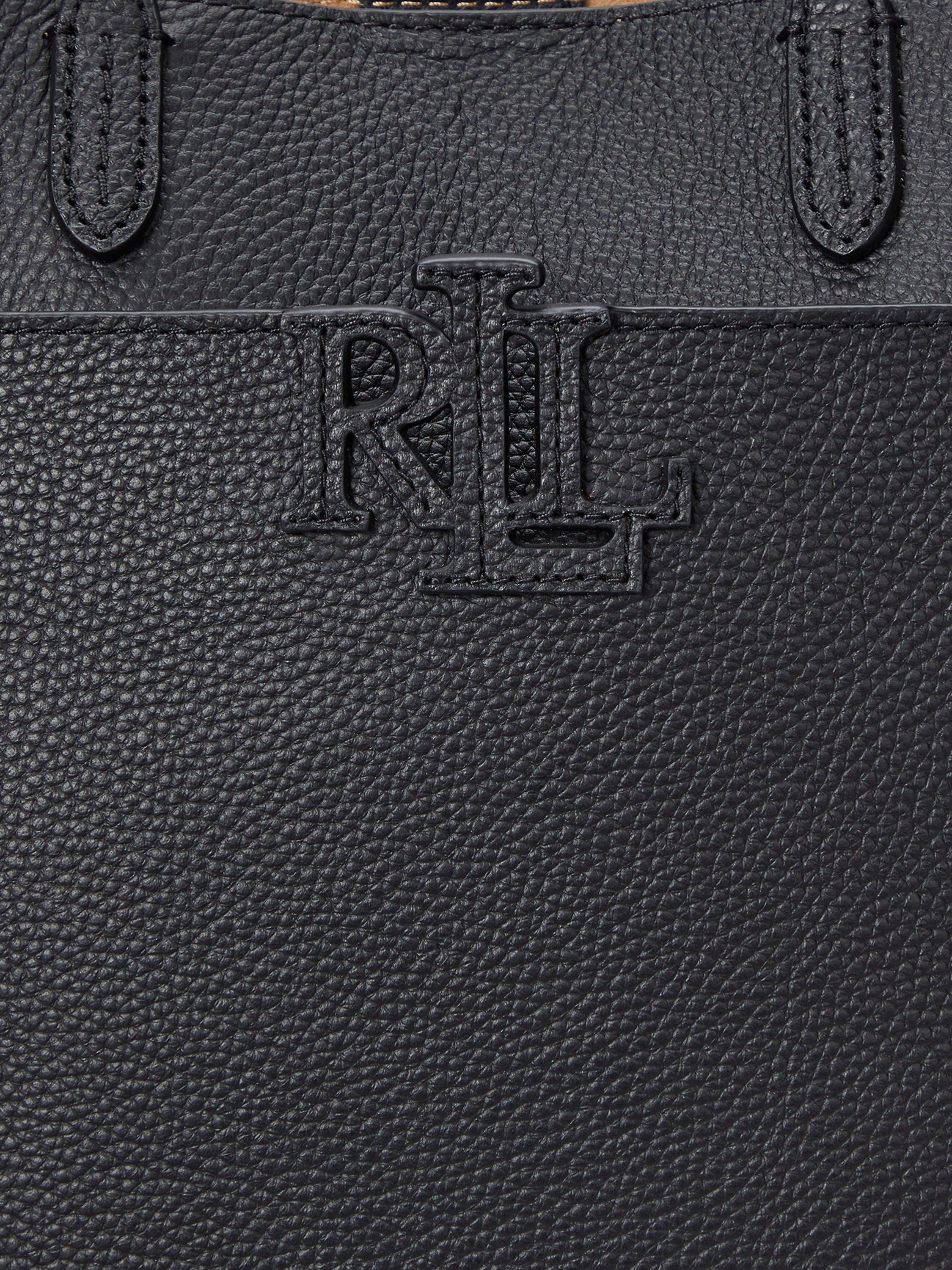 Lauren Ralph Lauren Cameryn Small Pebbled Leather Tote Bag