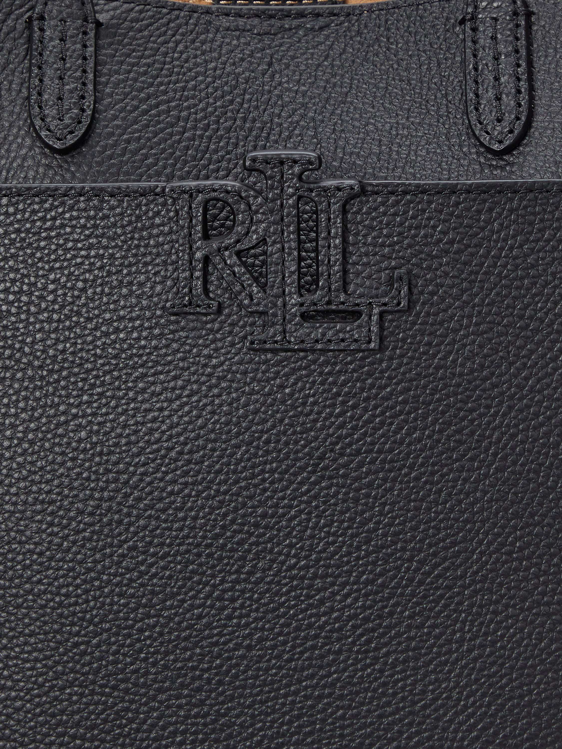 Lauren Ralph Lauren Cameryn Small Pebbled Leather Tote Bag