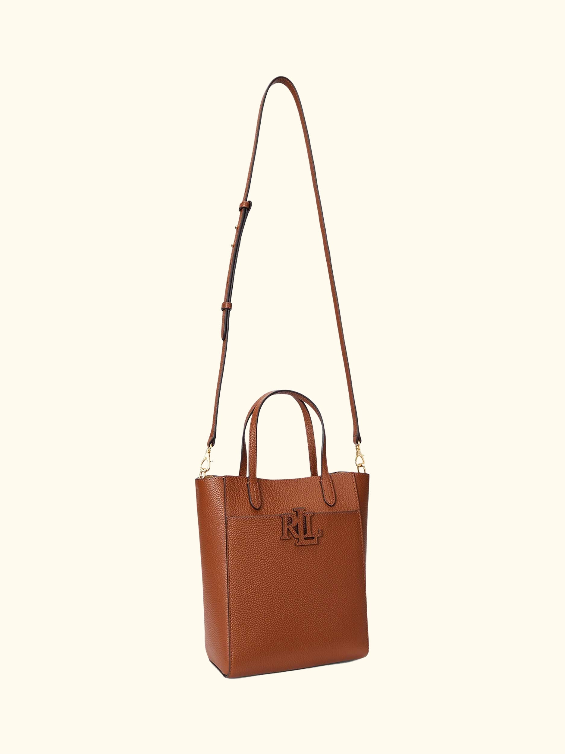 Lauren Ralph Lauren Cameryn Small Pebbled Leather Tote Bag