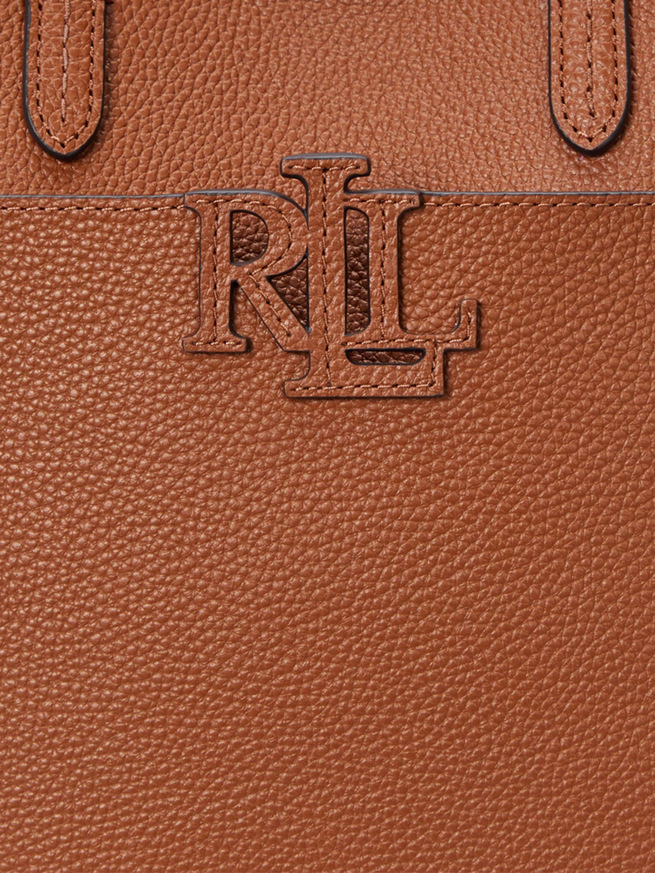 Lauren Ralph Lauren Cameryn Small Pebbled Leather Tote Bag