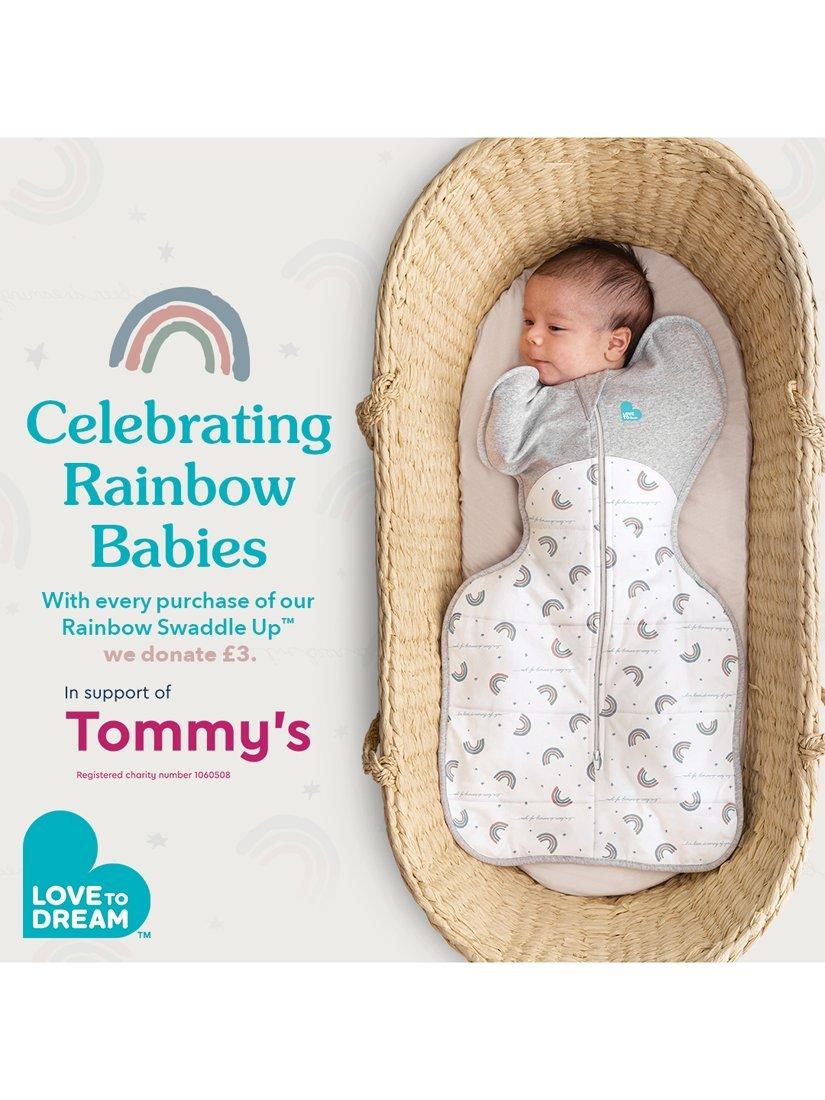 Swaddle Up Baby Sleeping Bag, 2.5 Tog, Dreamer White