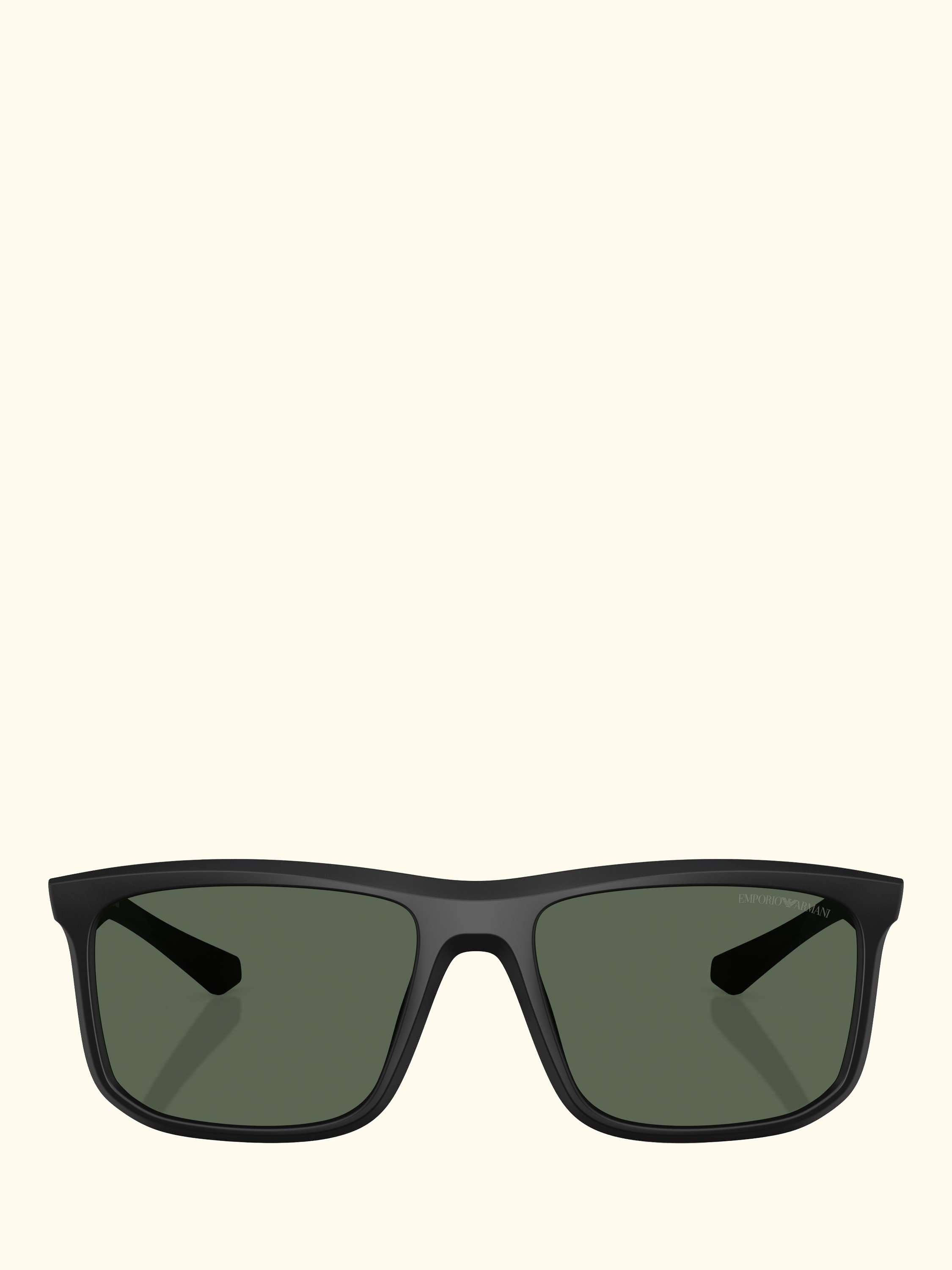 EA4234U Men's Square Sunglasses, Matte Black