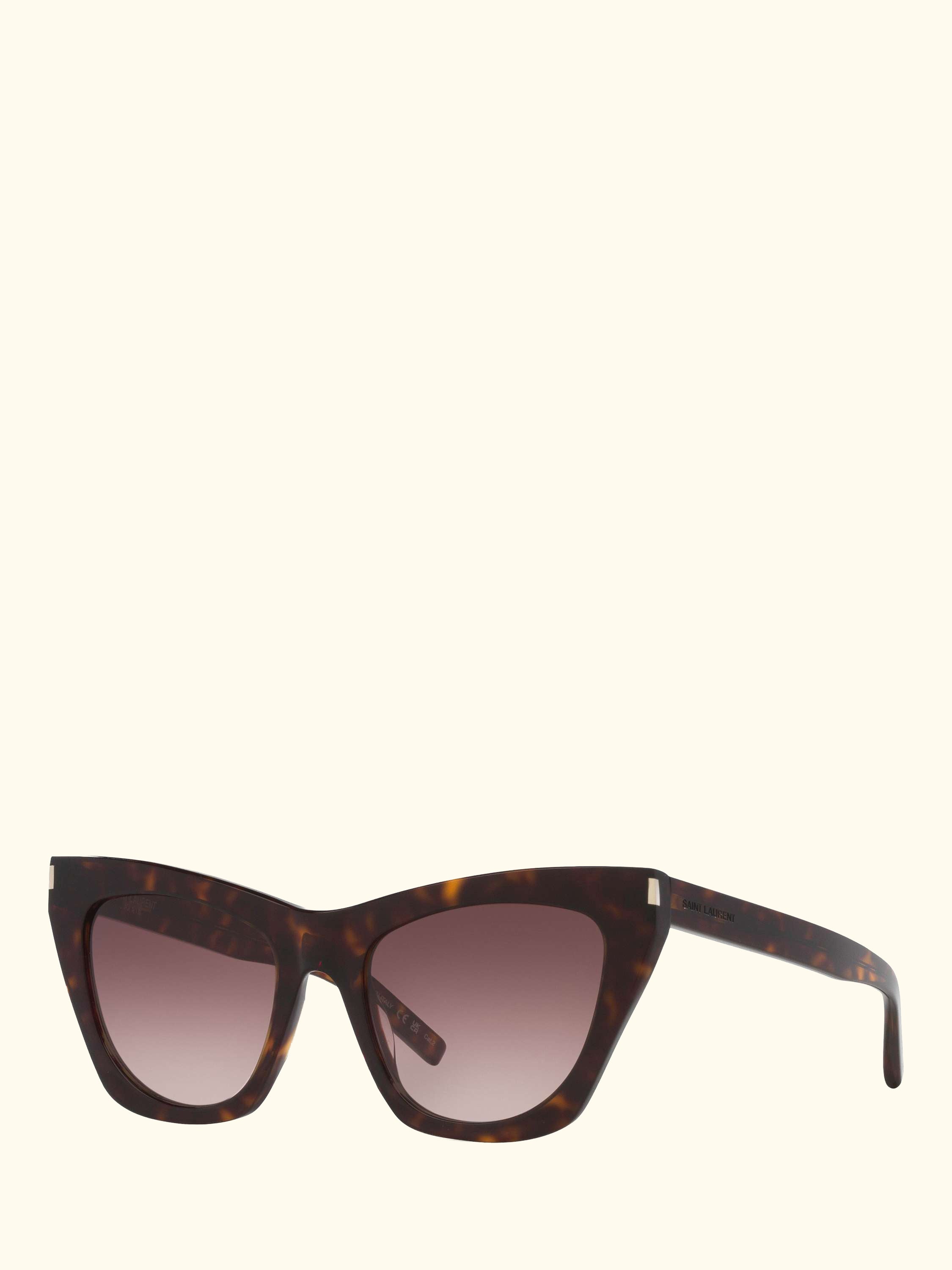 YS000091 Women's Cat's Eye Sunglasses, Tortoise/Brown Gradient