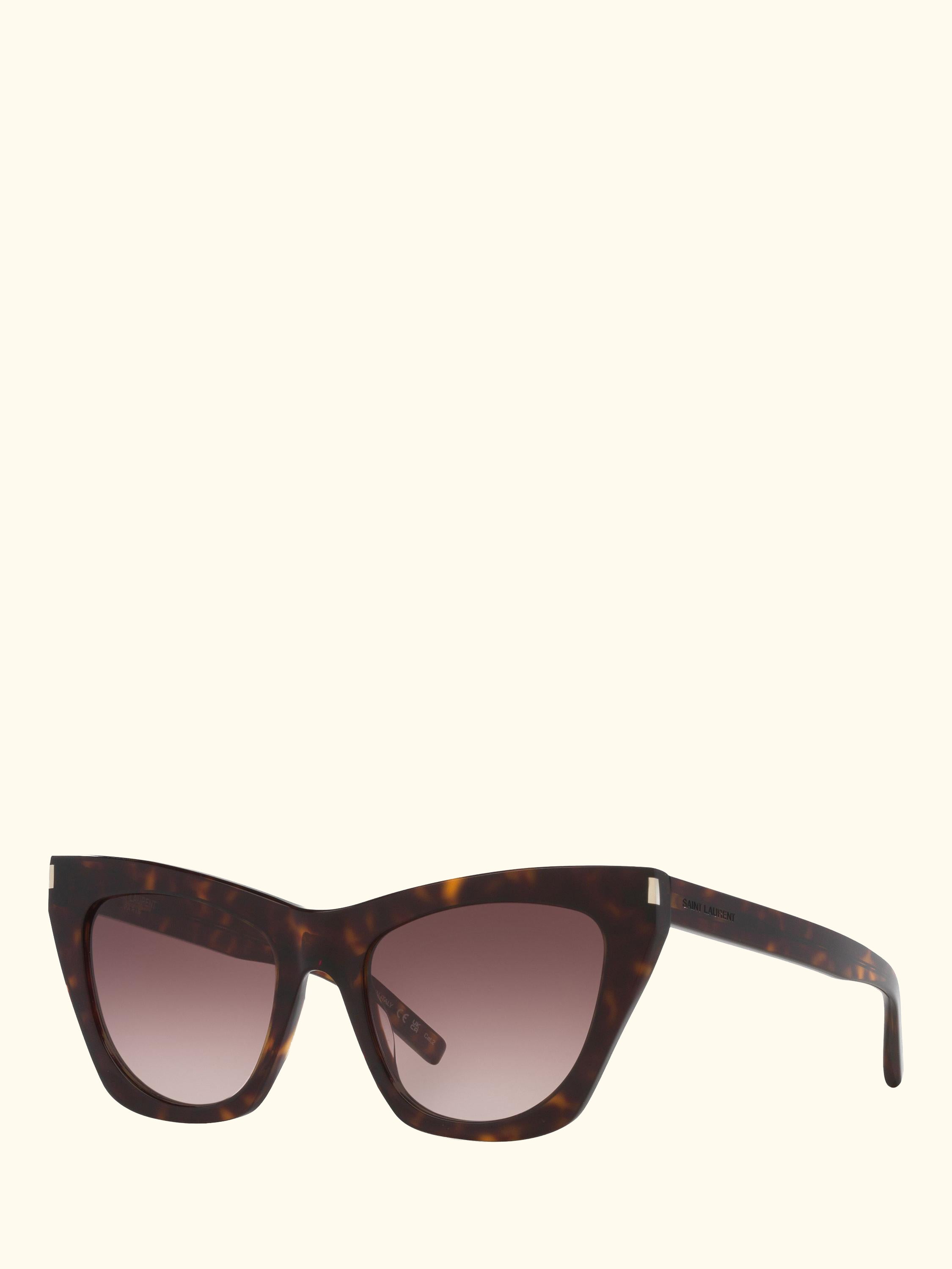 YS000091 Women's Cat's Eye Sunglasses, Tortoise/Brown Gradient