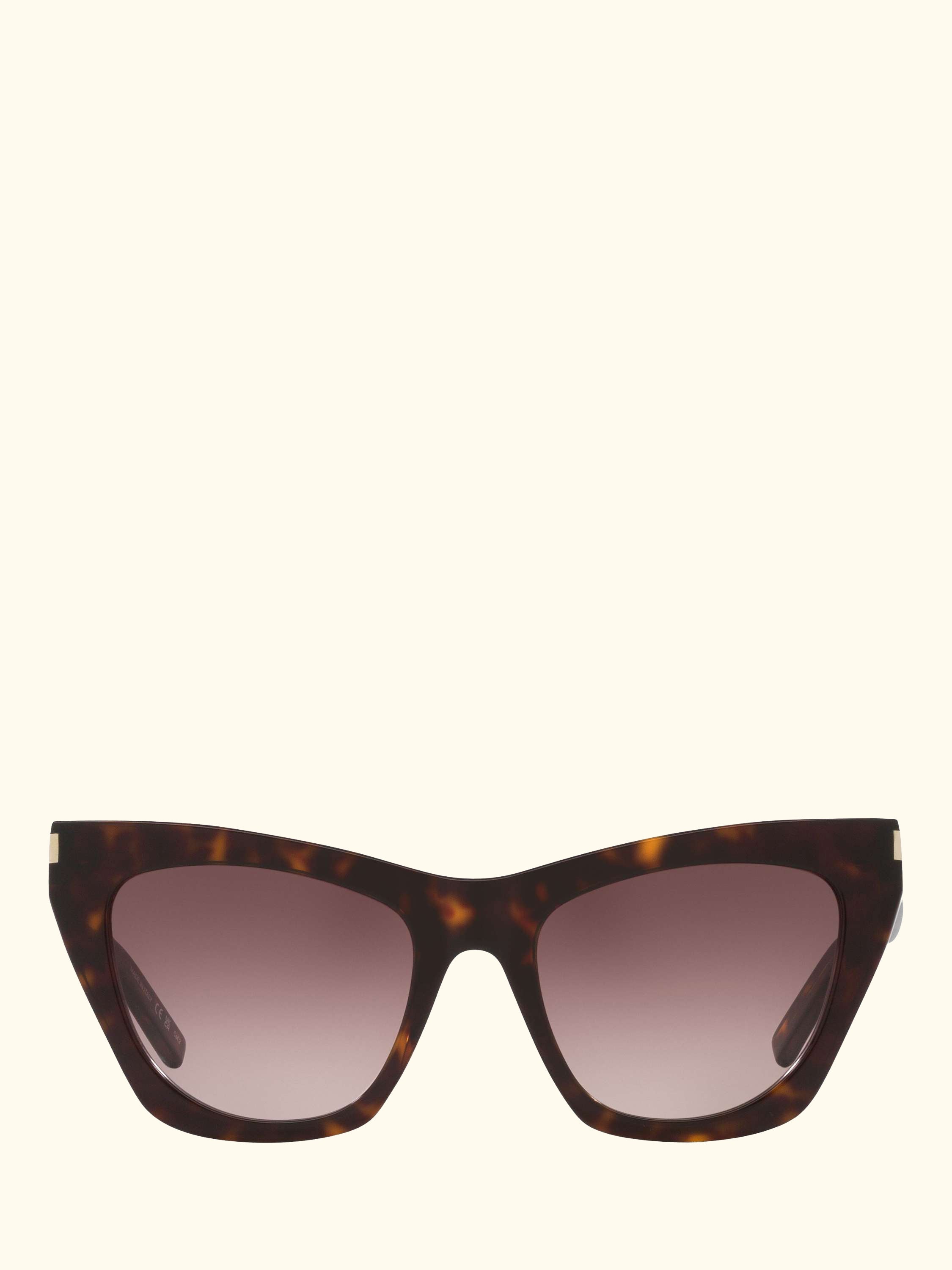 YS000091 Women's Cat's Eye Sunglasses, Tortoise/Brown Gradient
