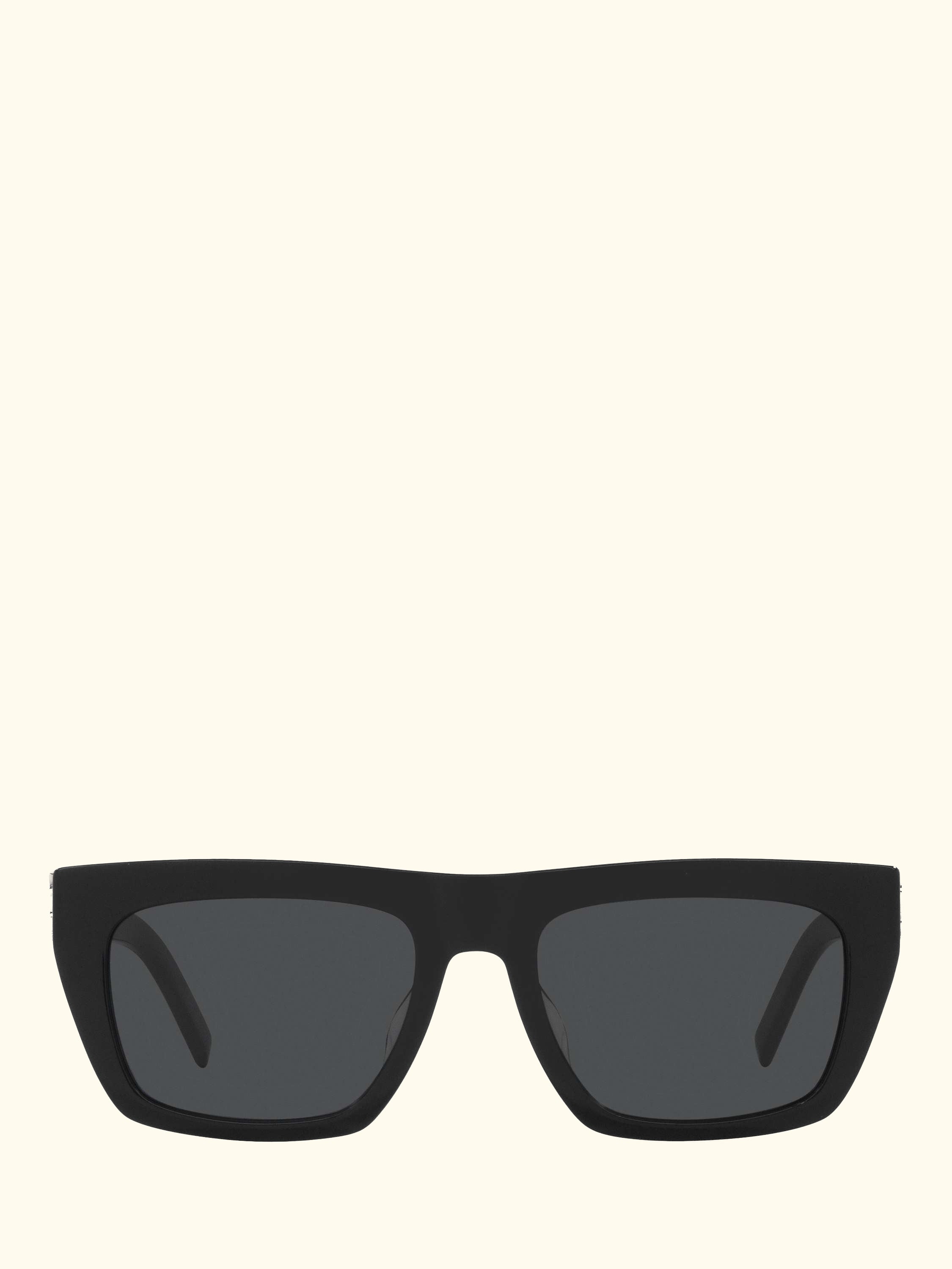 YS000583 D-Frame Sunglasses, Black/Grey