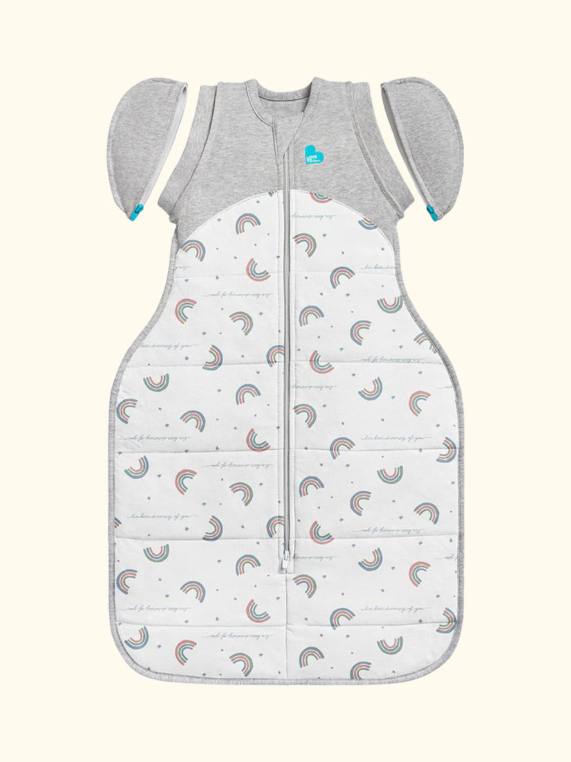 Swaddle Up Transition Baby Sleeping Bag, 2.5 Tog, Rainbow