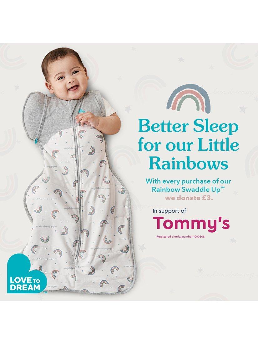 Swaddle Up Transition Baby Sleeping Bag, 2.5 Tog, Rainbow