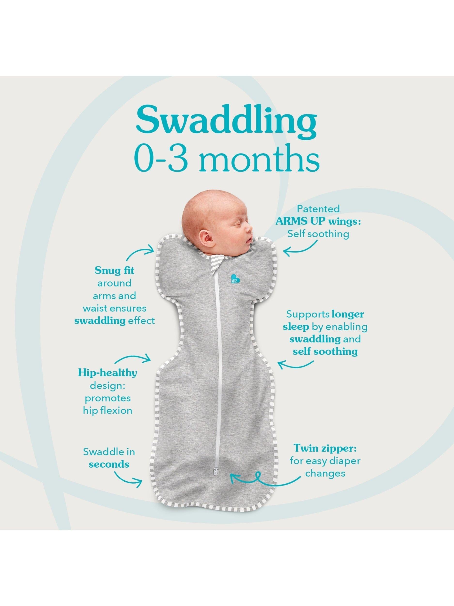 Swaddle Up Baby Sleeping Bag, 1.0 Tog, Cloud