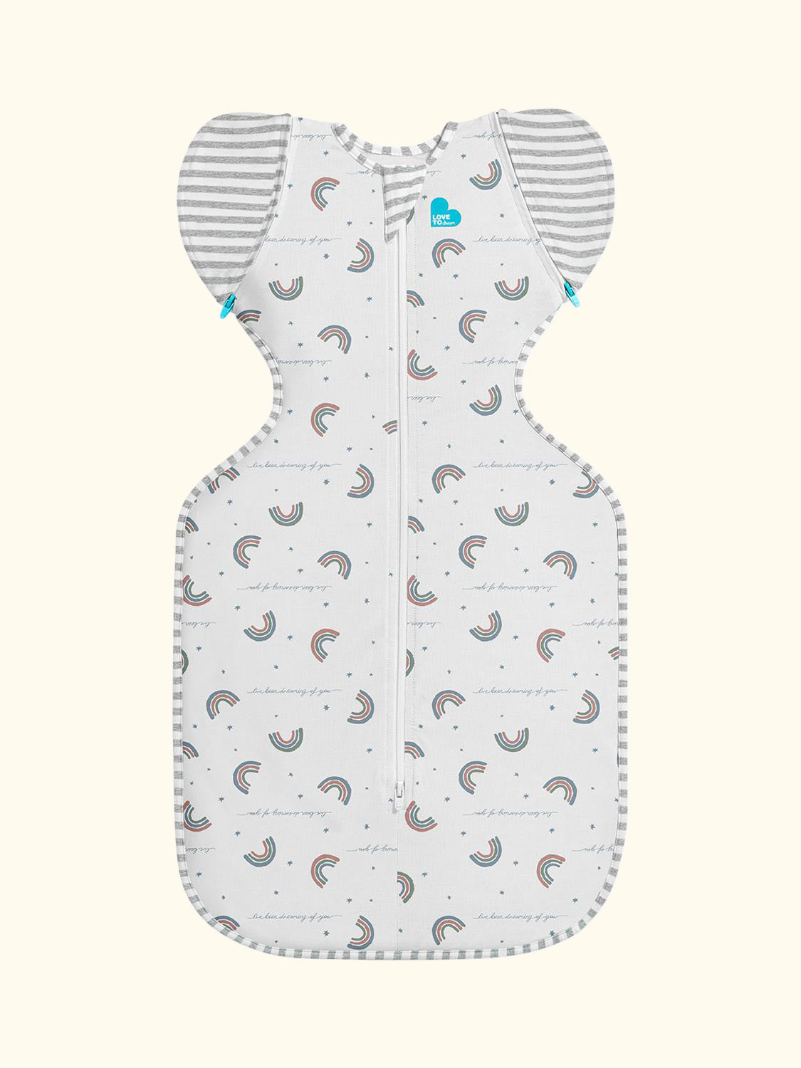 Swaddle Up Transition Baby Sleeping Bag, 1.0 Tog, Rainbow, Medium